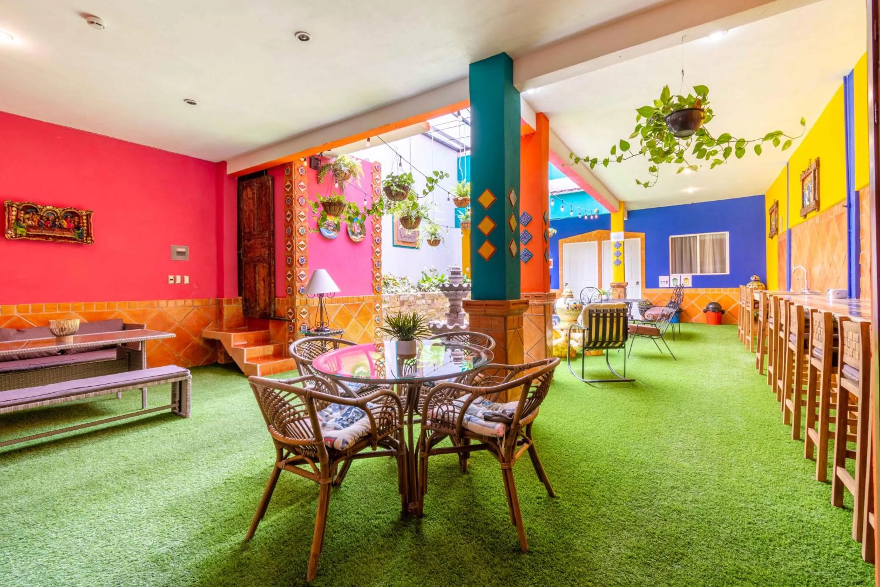 Seating area in Hostería Casa Marquez