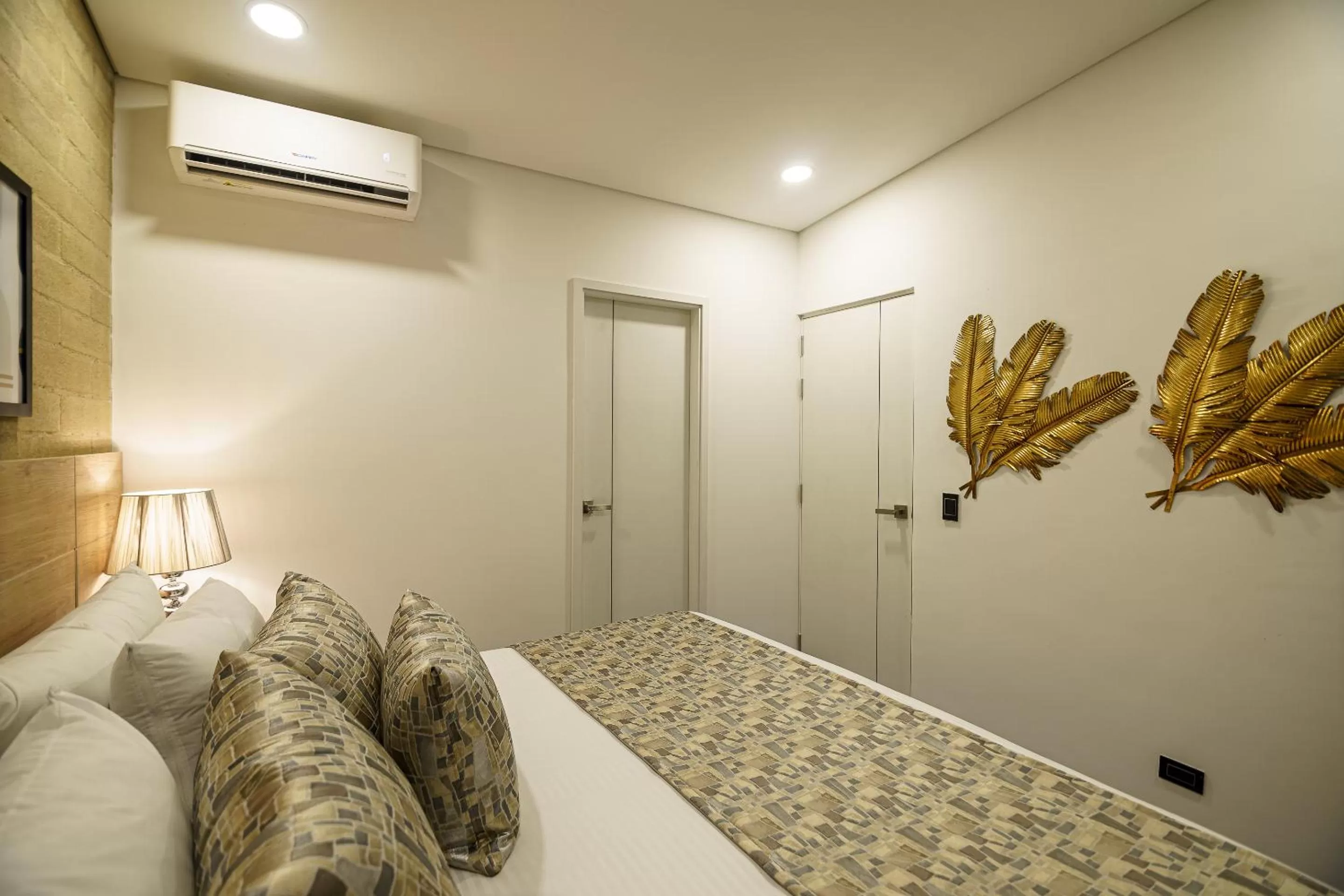 Bed in First Class Hotel