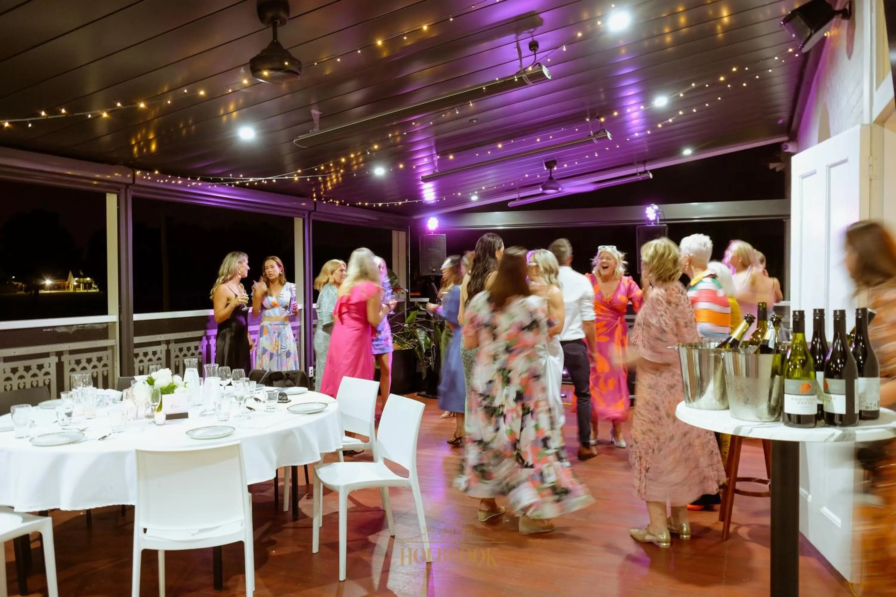 group of guests in Holbrook Hotel