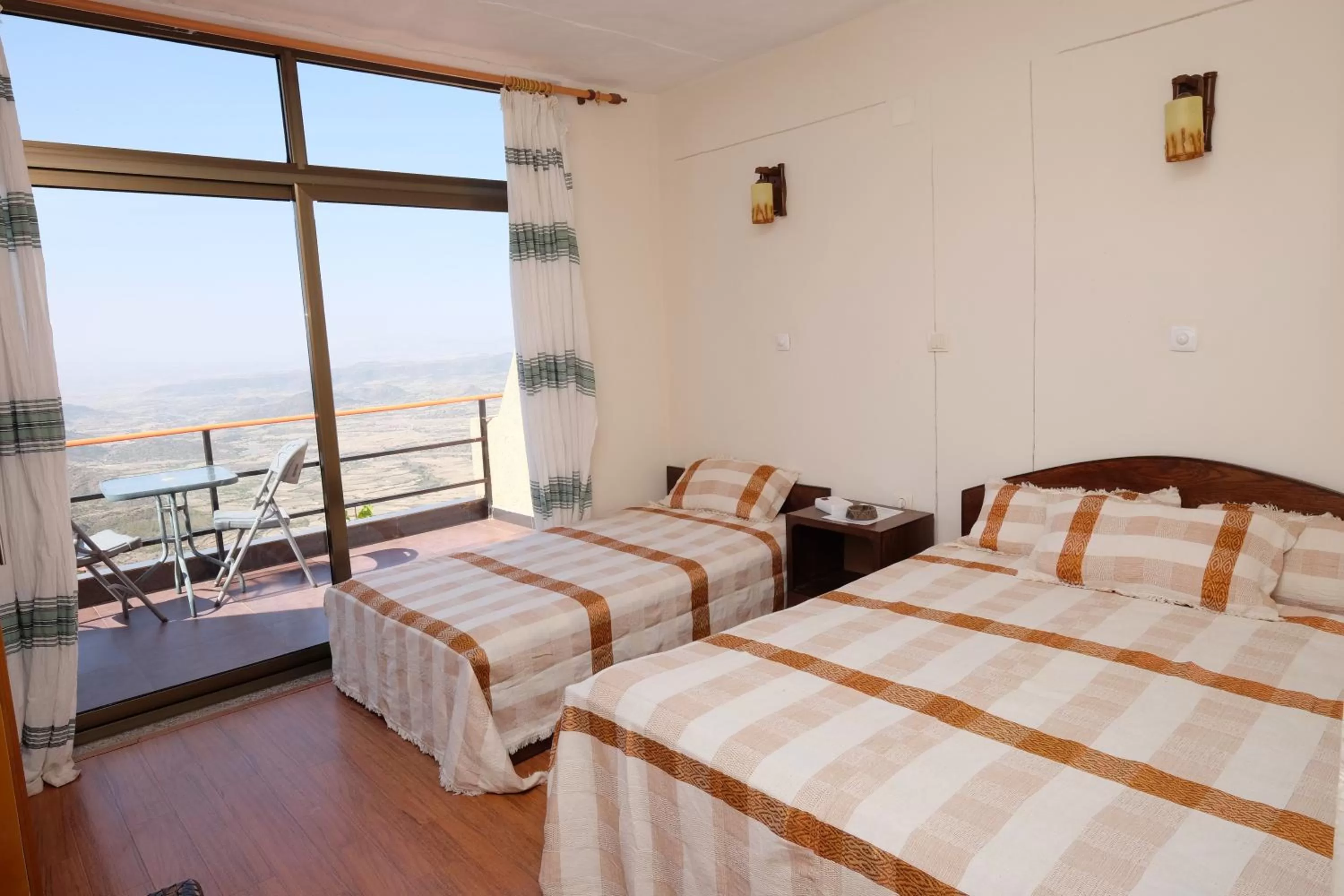 Bedroom, Bed in Panoramic View Hotel