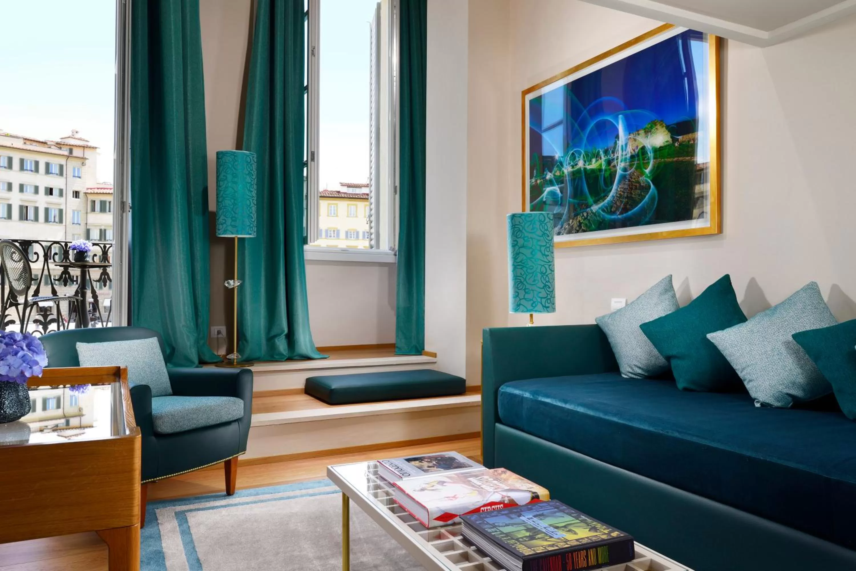 Living room in Grand Hotel Minerva