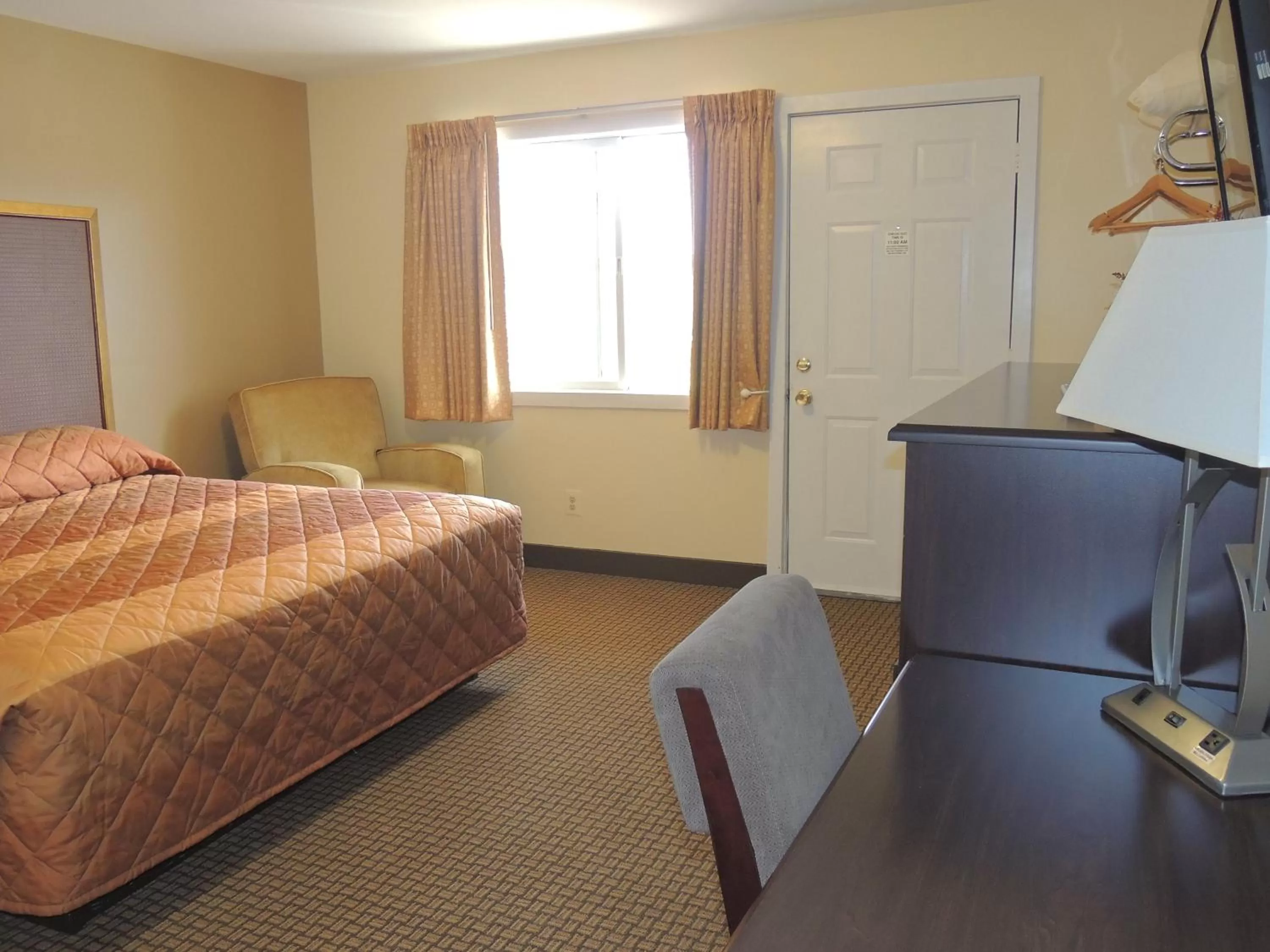 Decorative detail, Bed in Stardust Motel