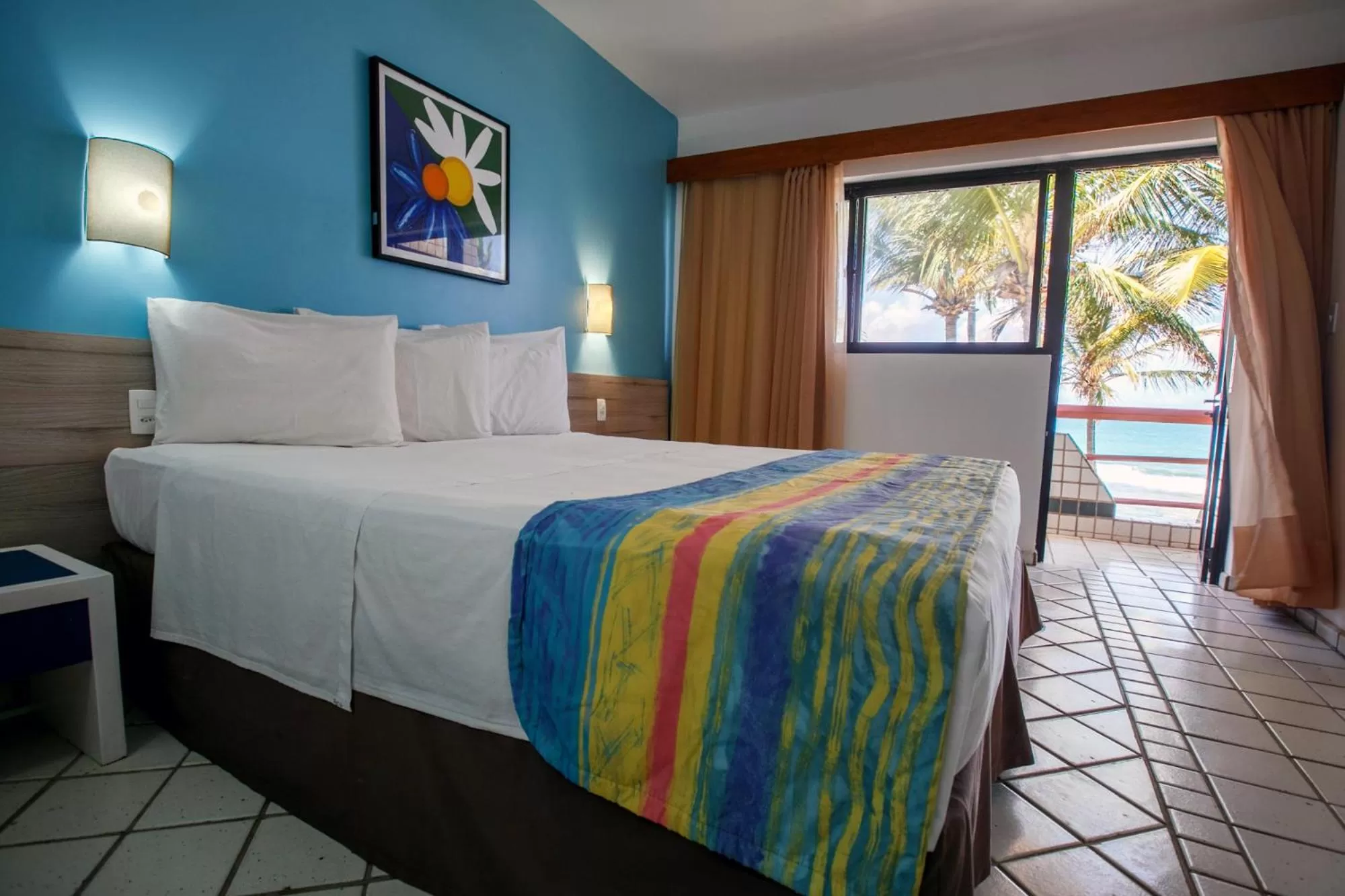 Bed in Hotel Canarius D'Gaibu