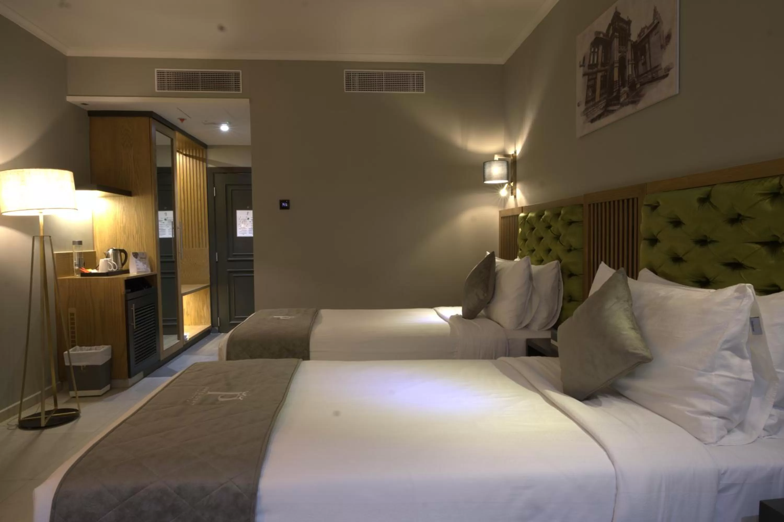 Bed in President Hotel