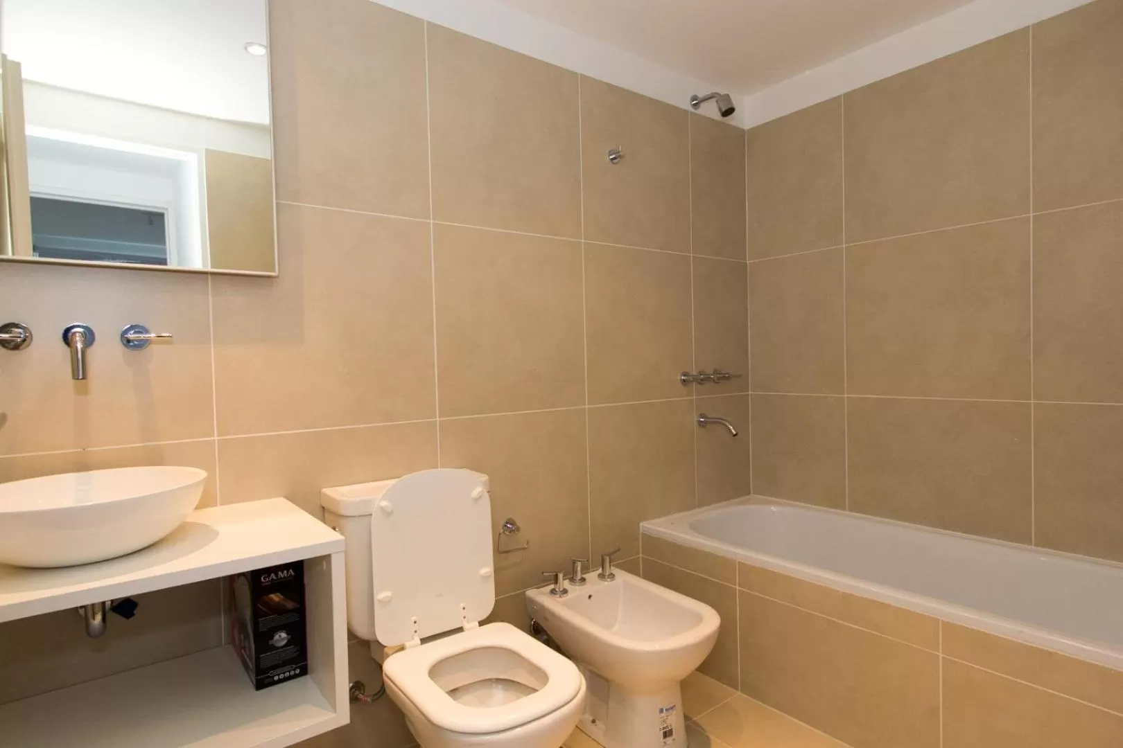 Bathroom in De la Costa Apartamentos