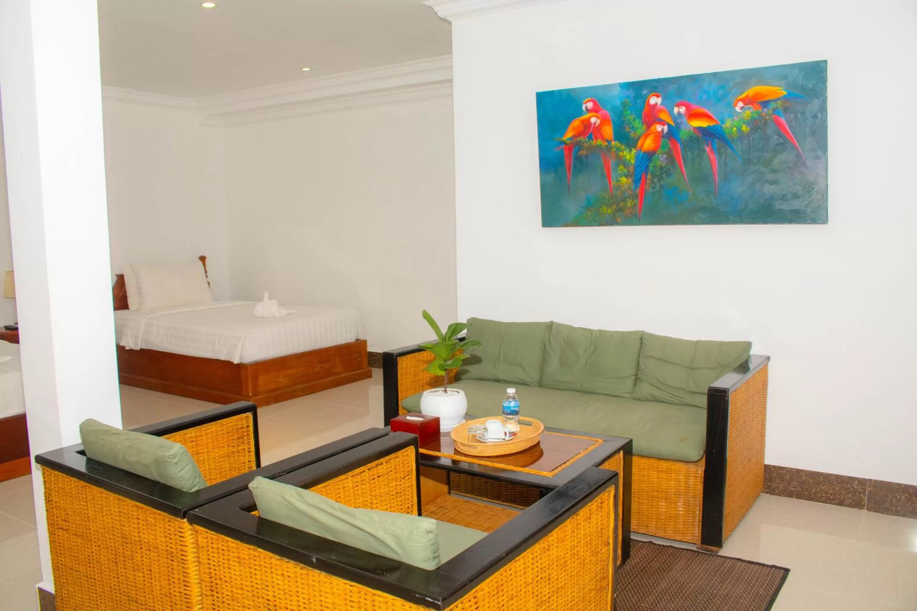 Bed in The Blanc Residence