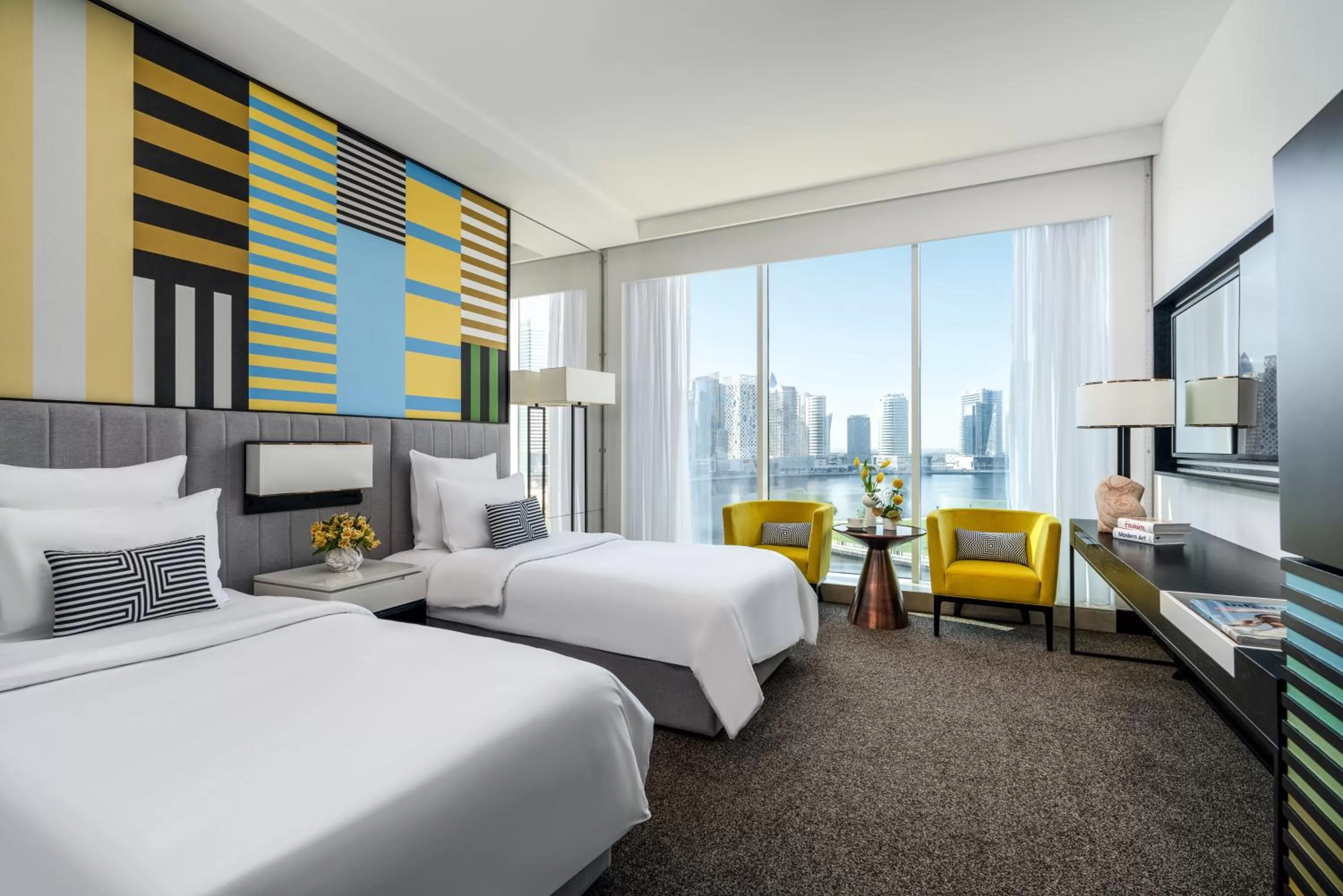 Bed in Pullman Dubai Downtown