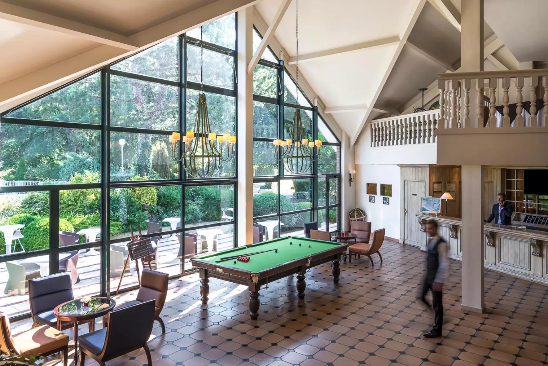Billiard in Hôtel du Parc