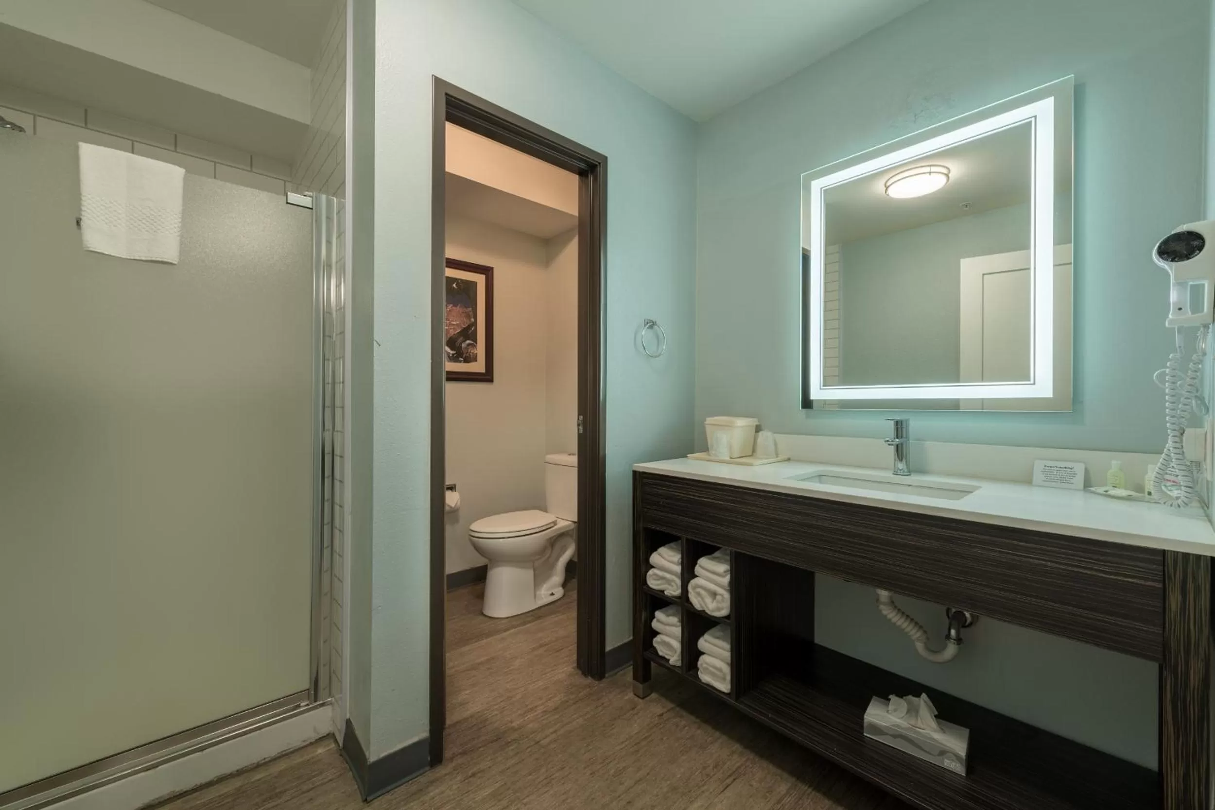 Shower in Quality Inn & Suites Manitou Springs at Pikes Peak