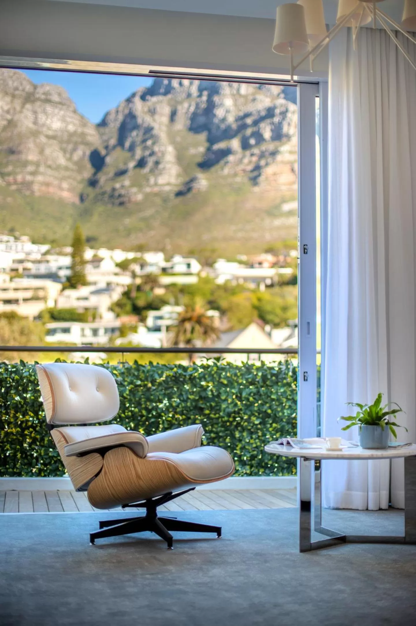 Seating area in The Marly Boutique Hotel