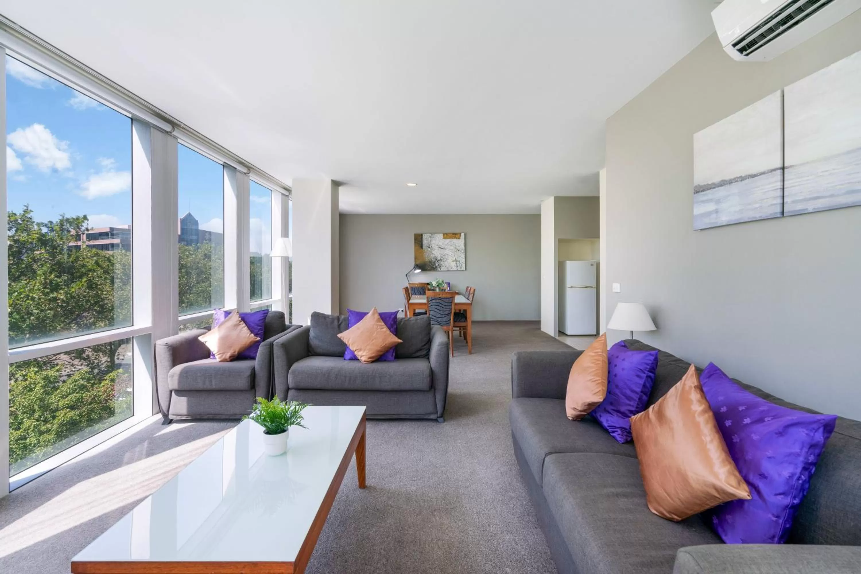 Living room in Park Regis Griffin Suites