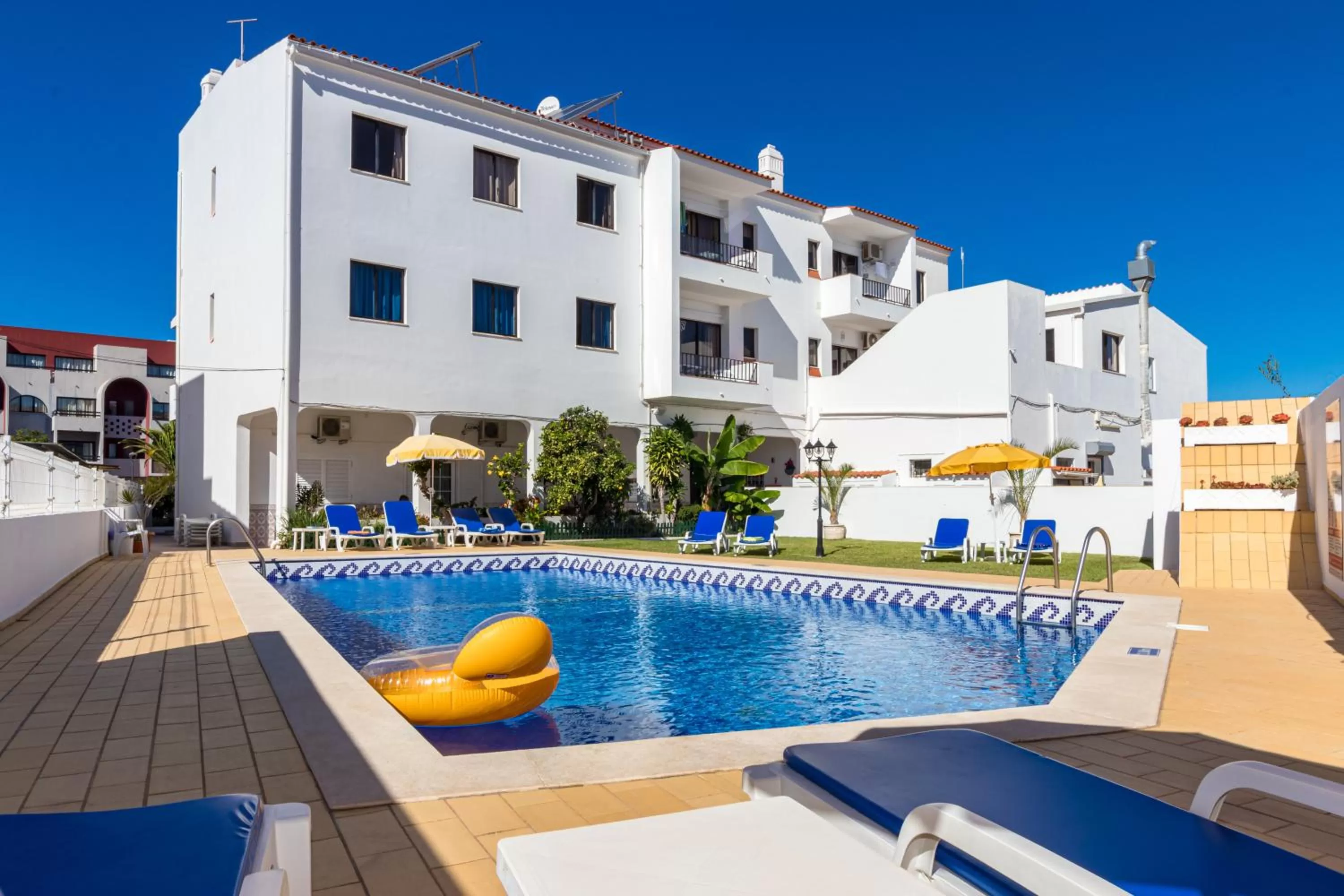 Swimming Pool in Apartamentos Carruna