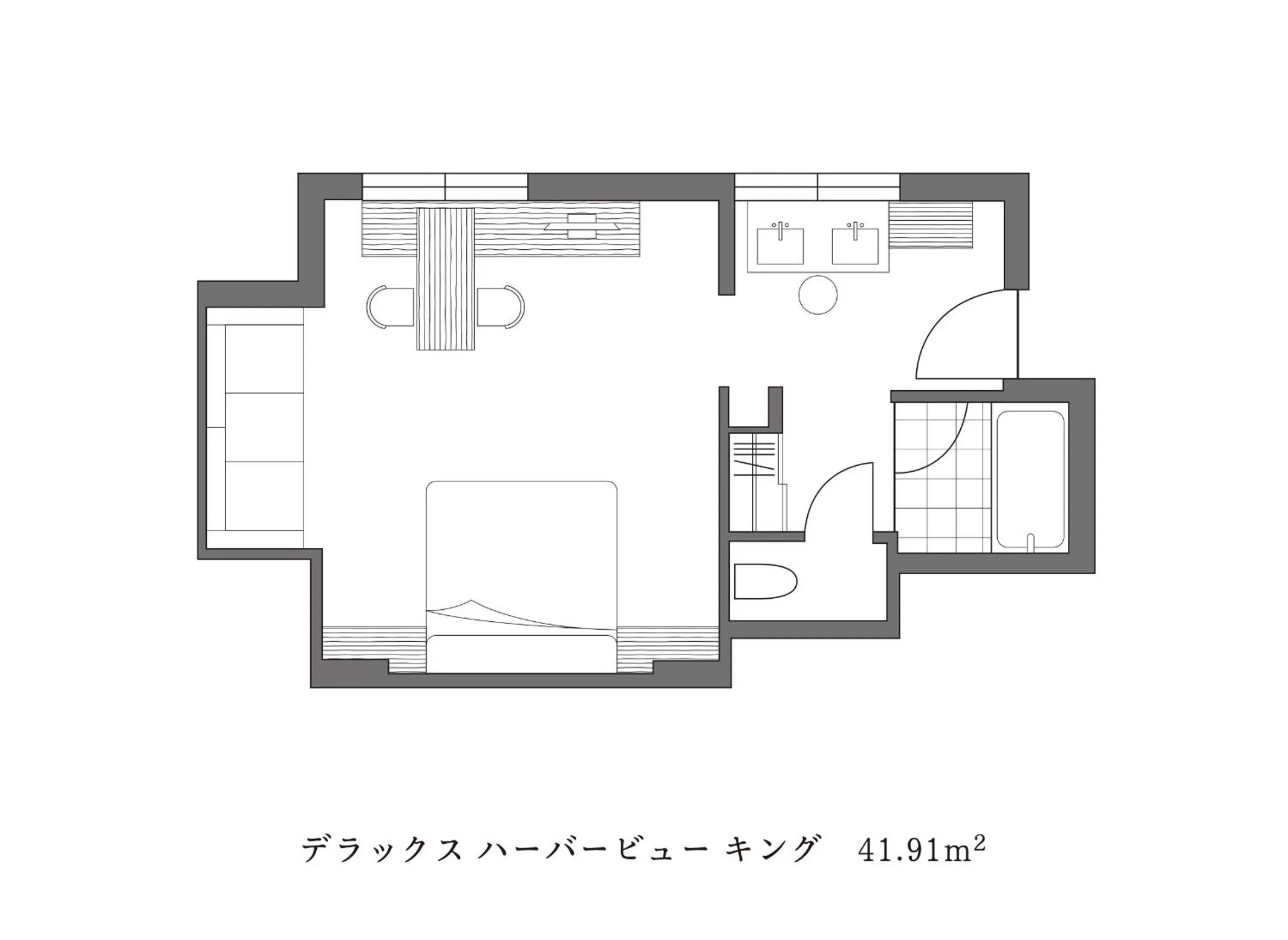 Deluxe King Corner Room - Harbor Side with Complimentary Mini-bar in Oriental Hotel