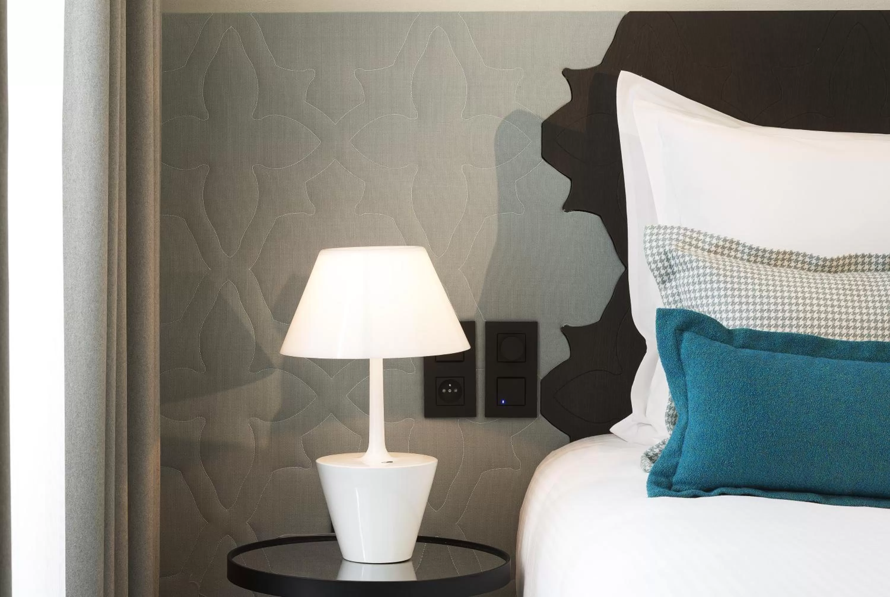 Decorative detail, Bed in Hotel D - Strasbourg