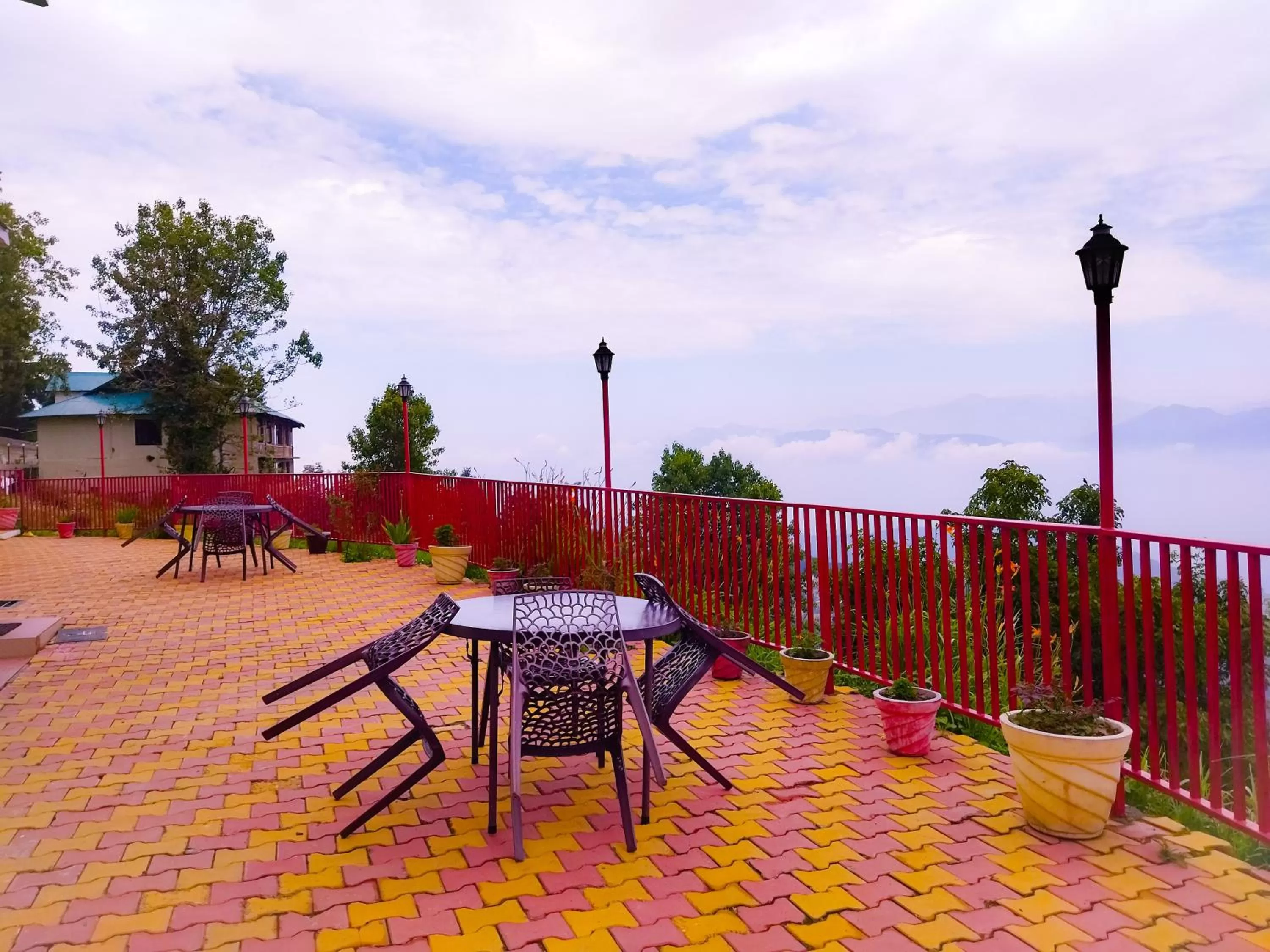 Balcony/Terrace in Hotel Himdhara, Dalhousie