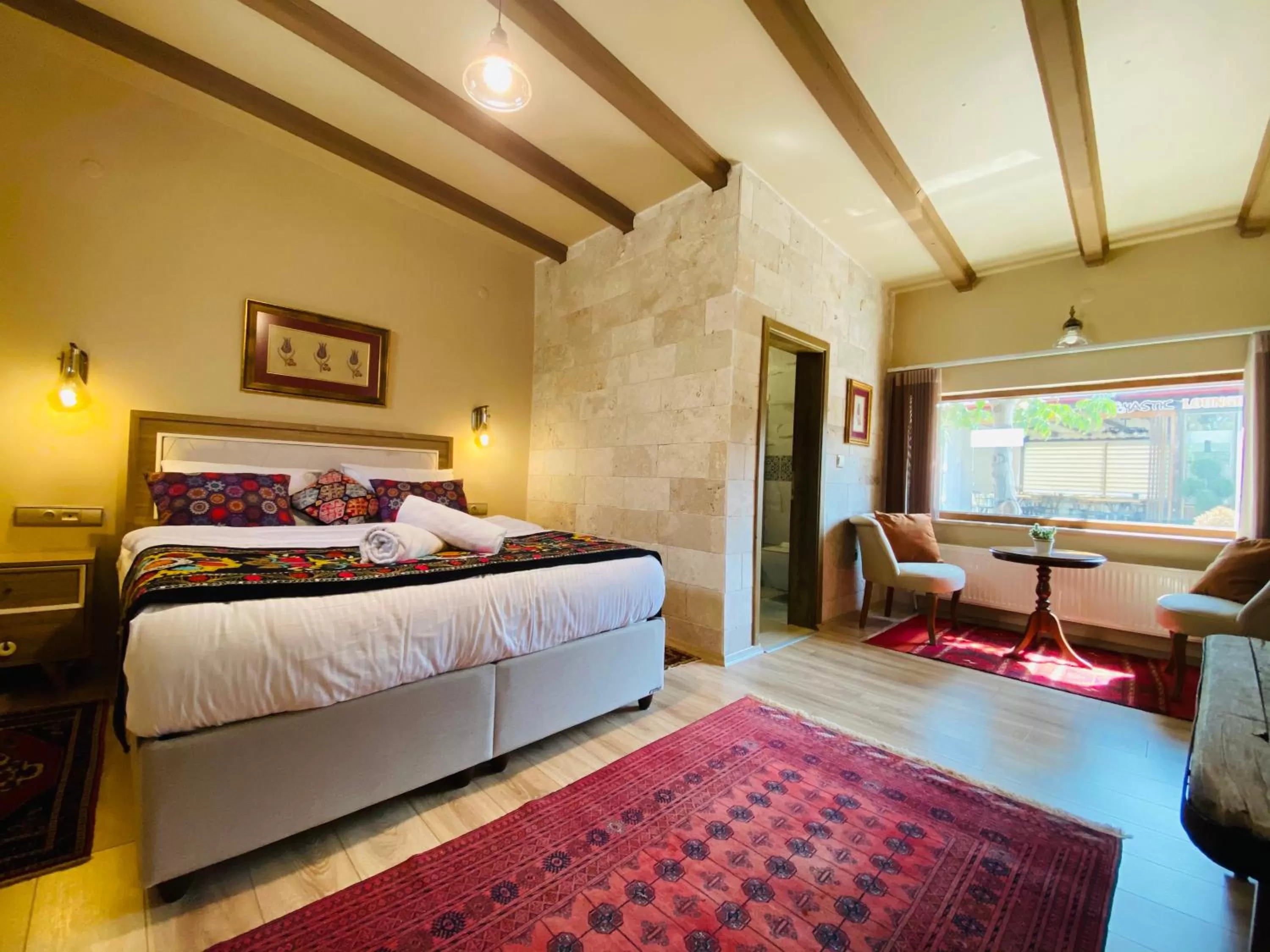 Bed in YASTIK HOUSES - Cappadocia