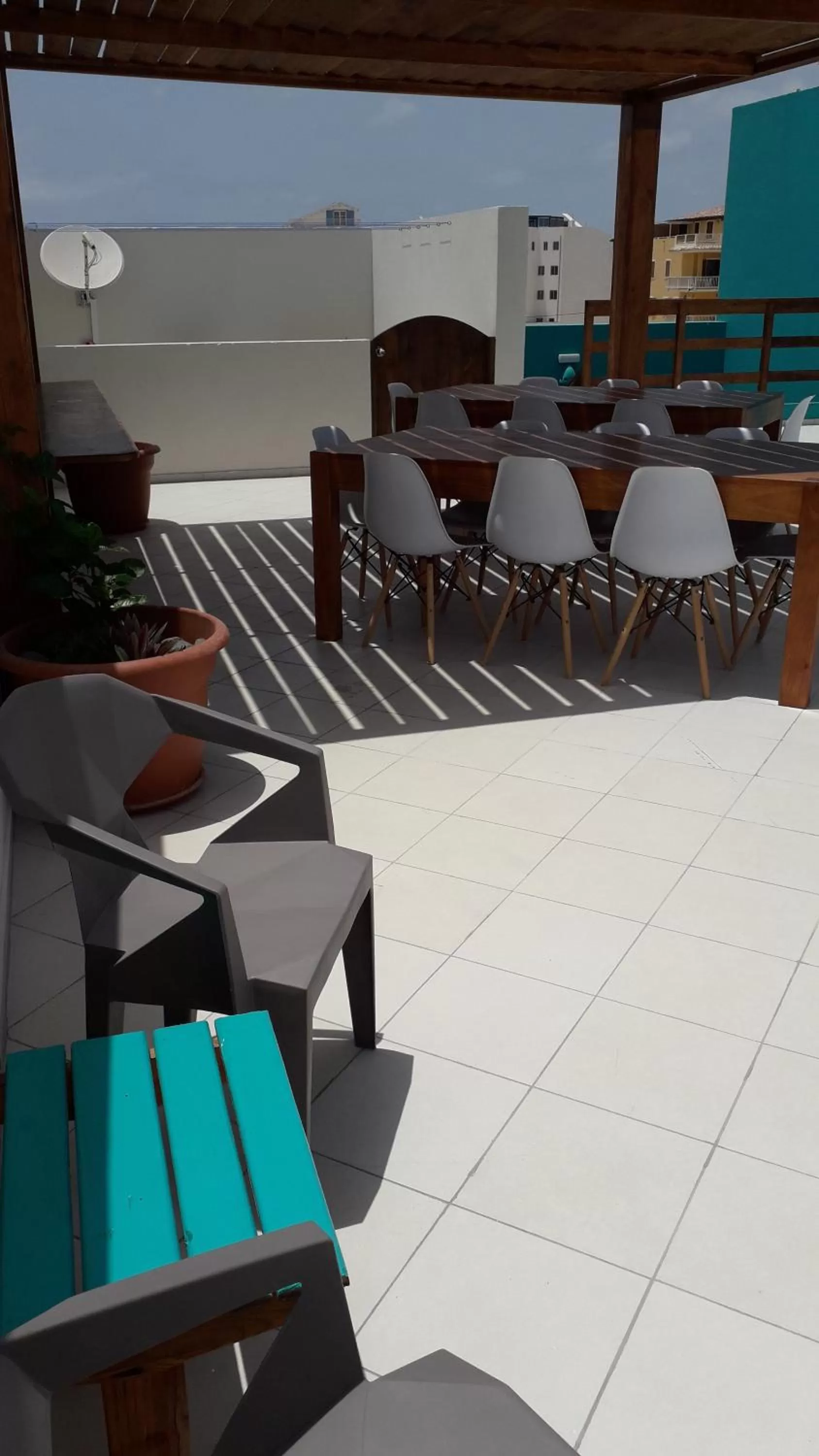 Balcony/Terrace in B&B Sereia Azul Boa Vista