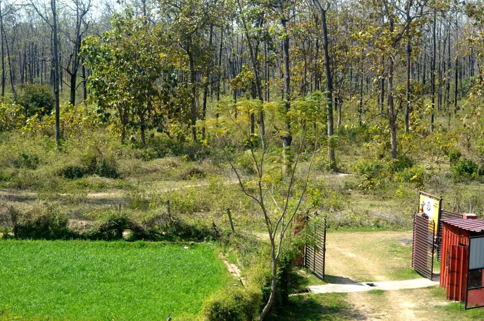 Facade/entrance in Corbett Treat Resort By Atya Hotels