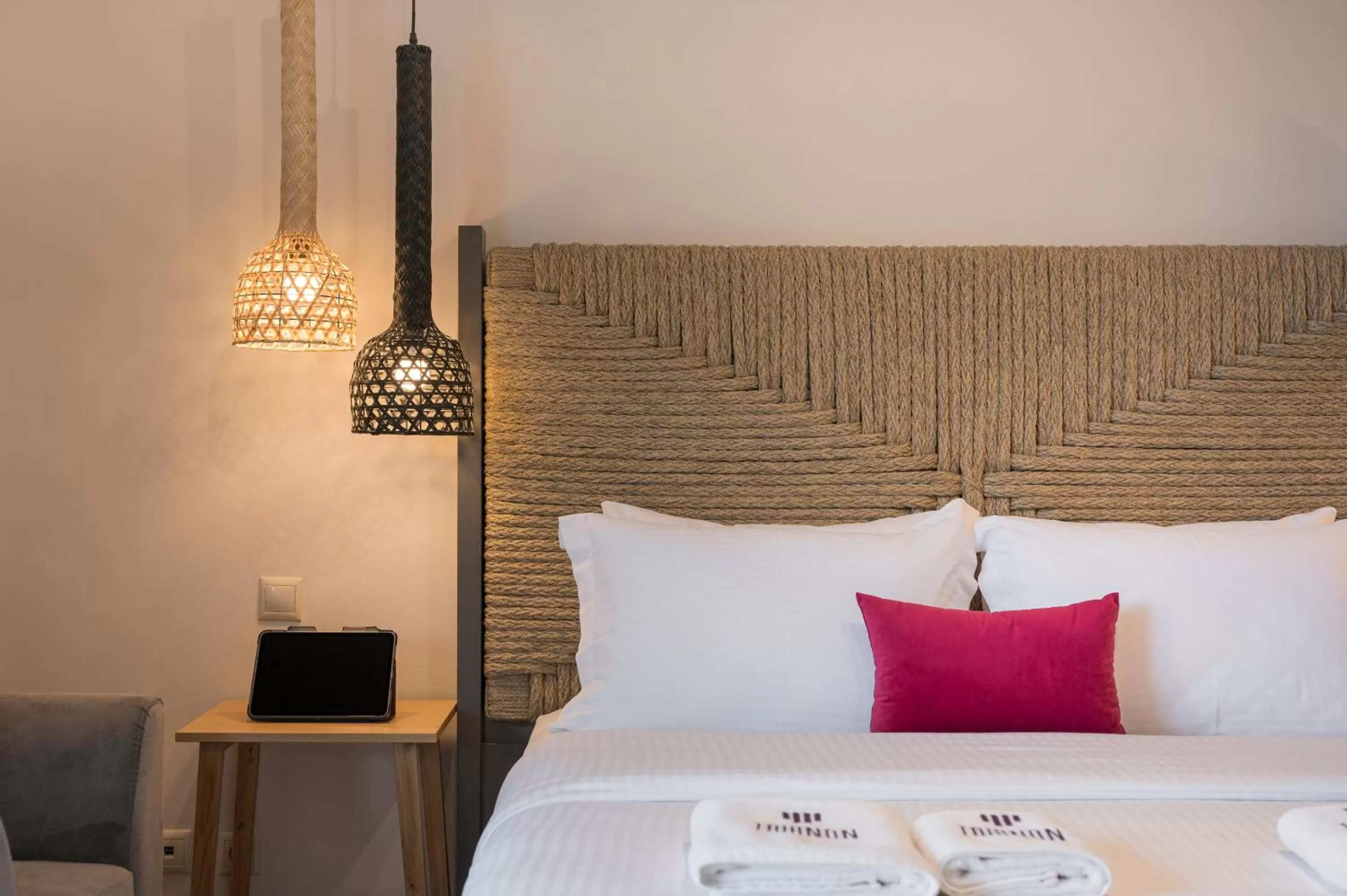 Bed in Trianon Luxury Apartments & Suites