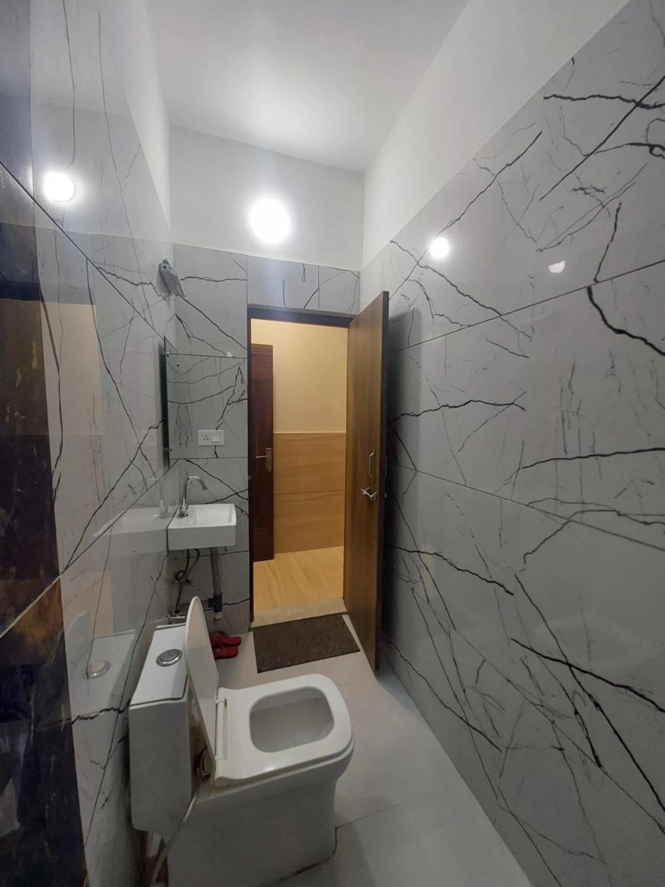 Toilet in Taj Nice Point Manage by Taj Sunrise Group