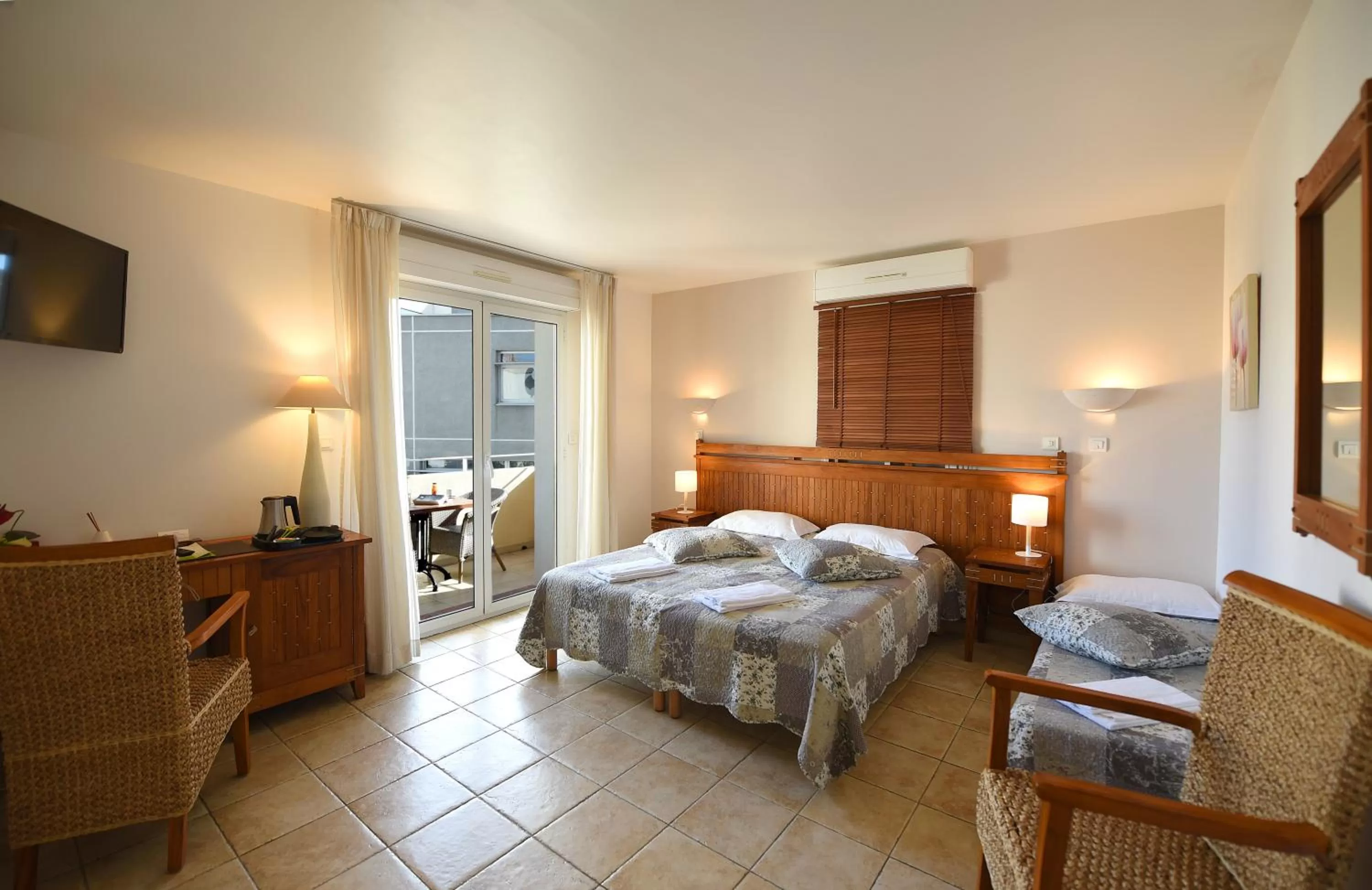 Bed in Hôtel A casa di Maria Cicilia