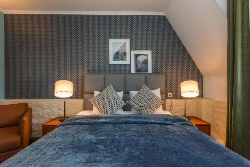 Bed in Tallinn City Apartments Residence