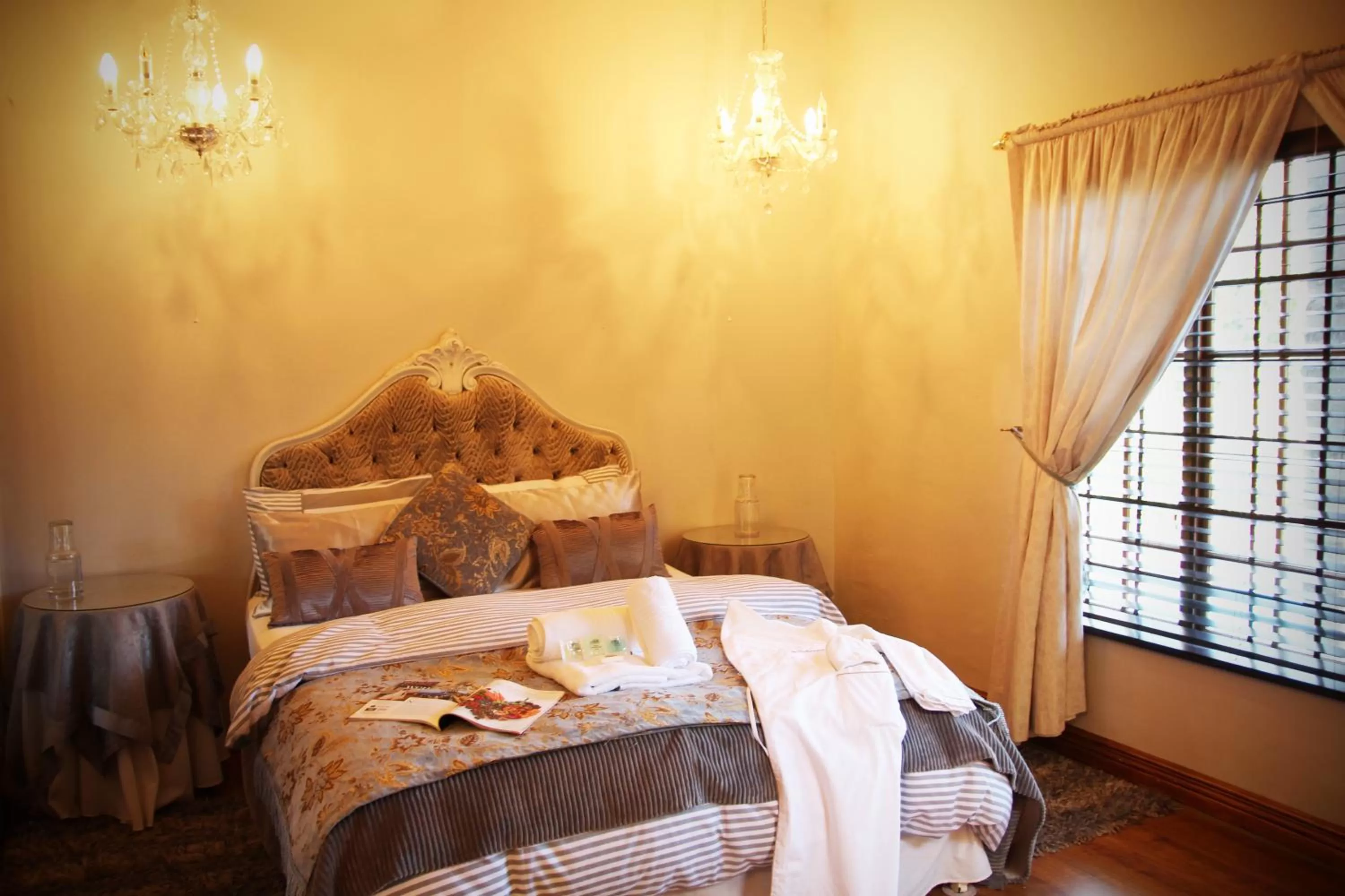 Bed in Victoria Manor