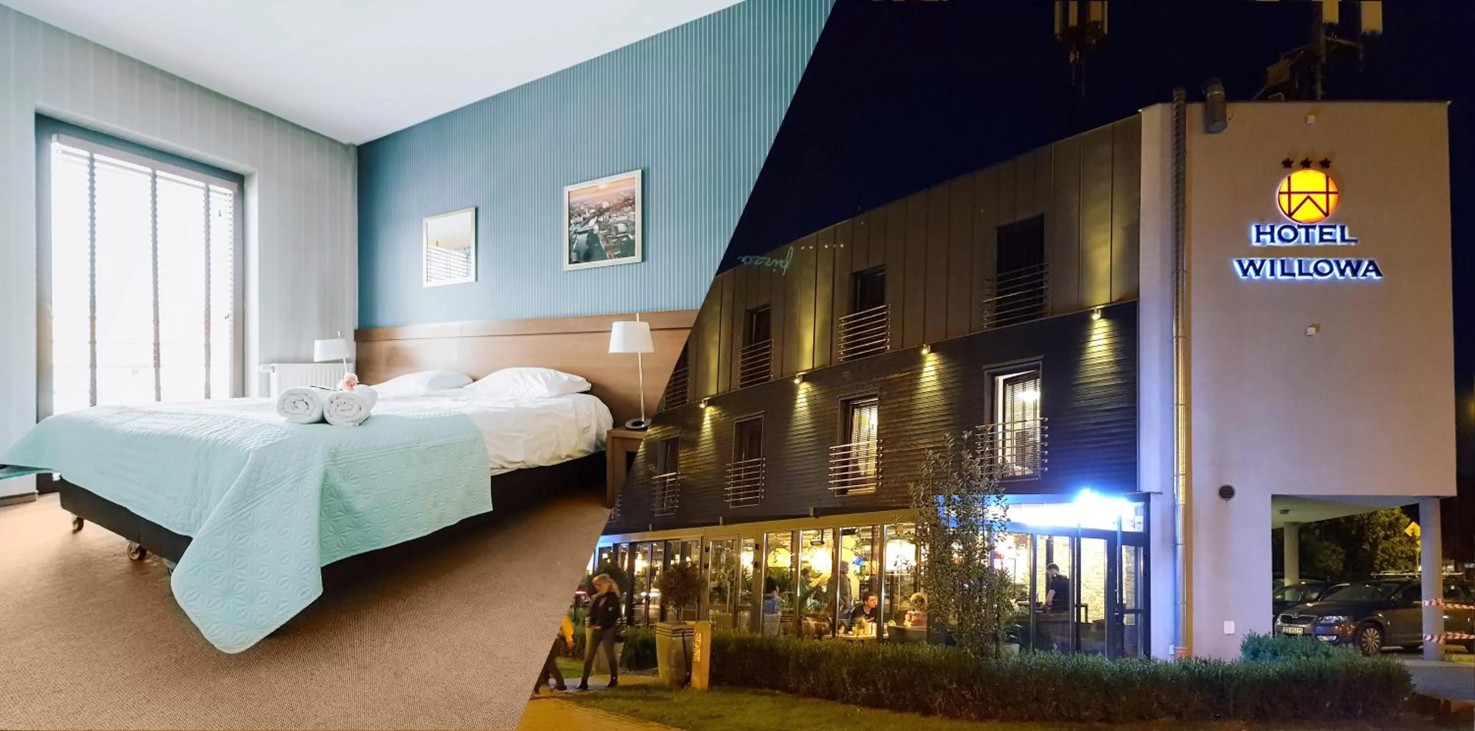 Property building, Bed in Hotel Willowa