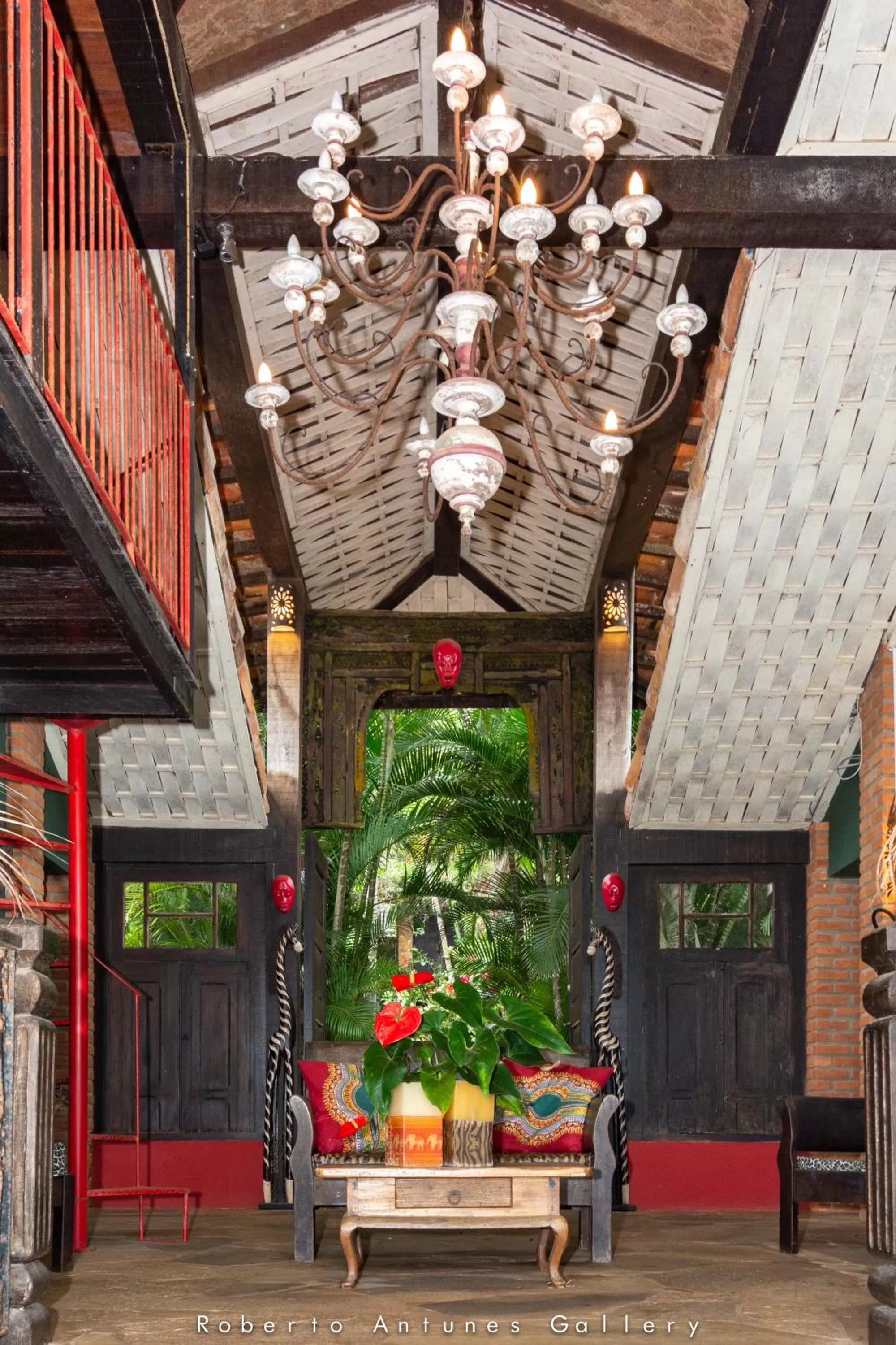 Living room in Pousada Afrika