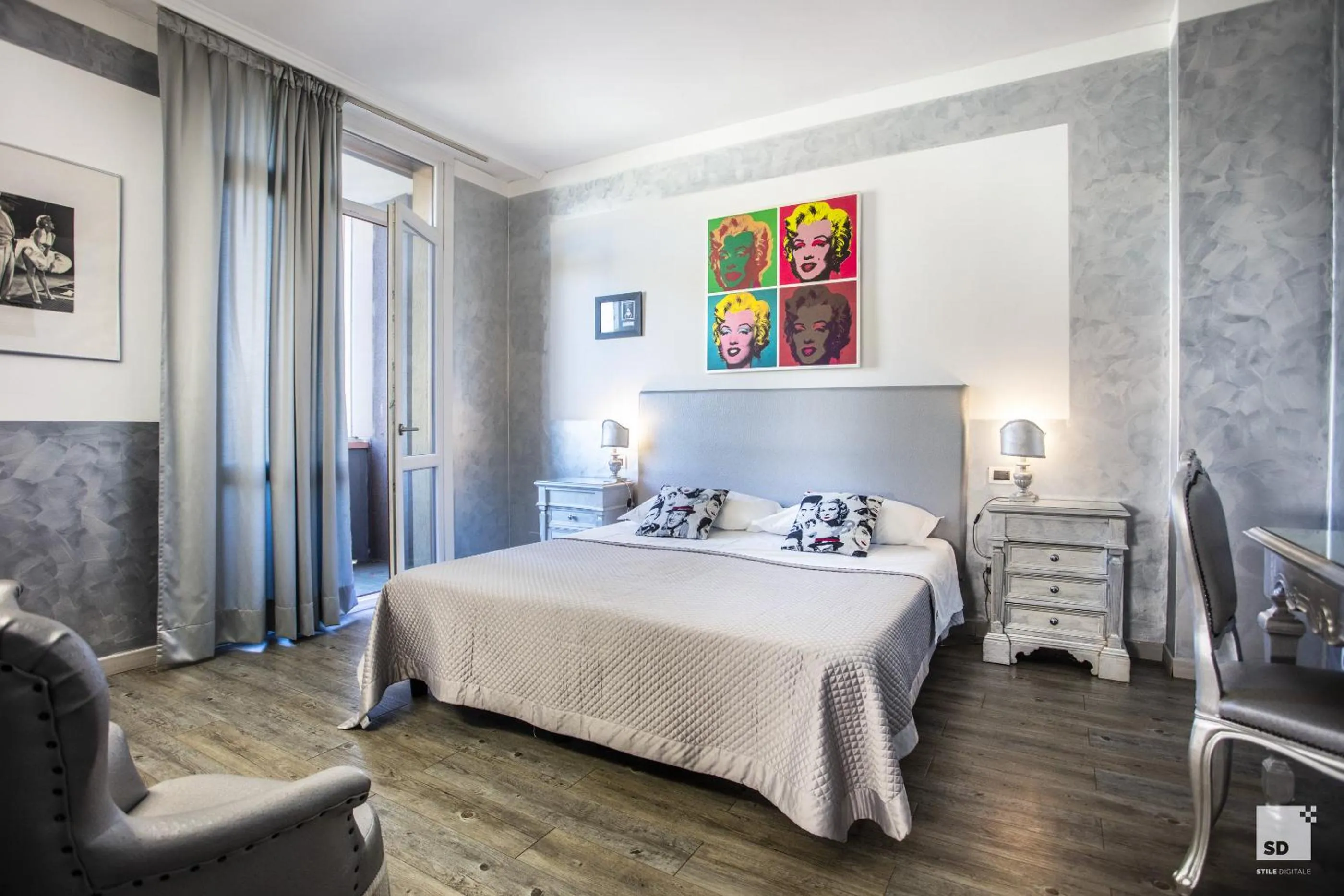 Bed in Admiral Hotel