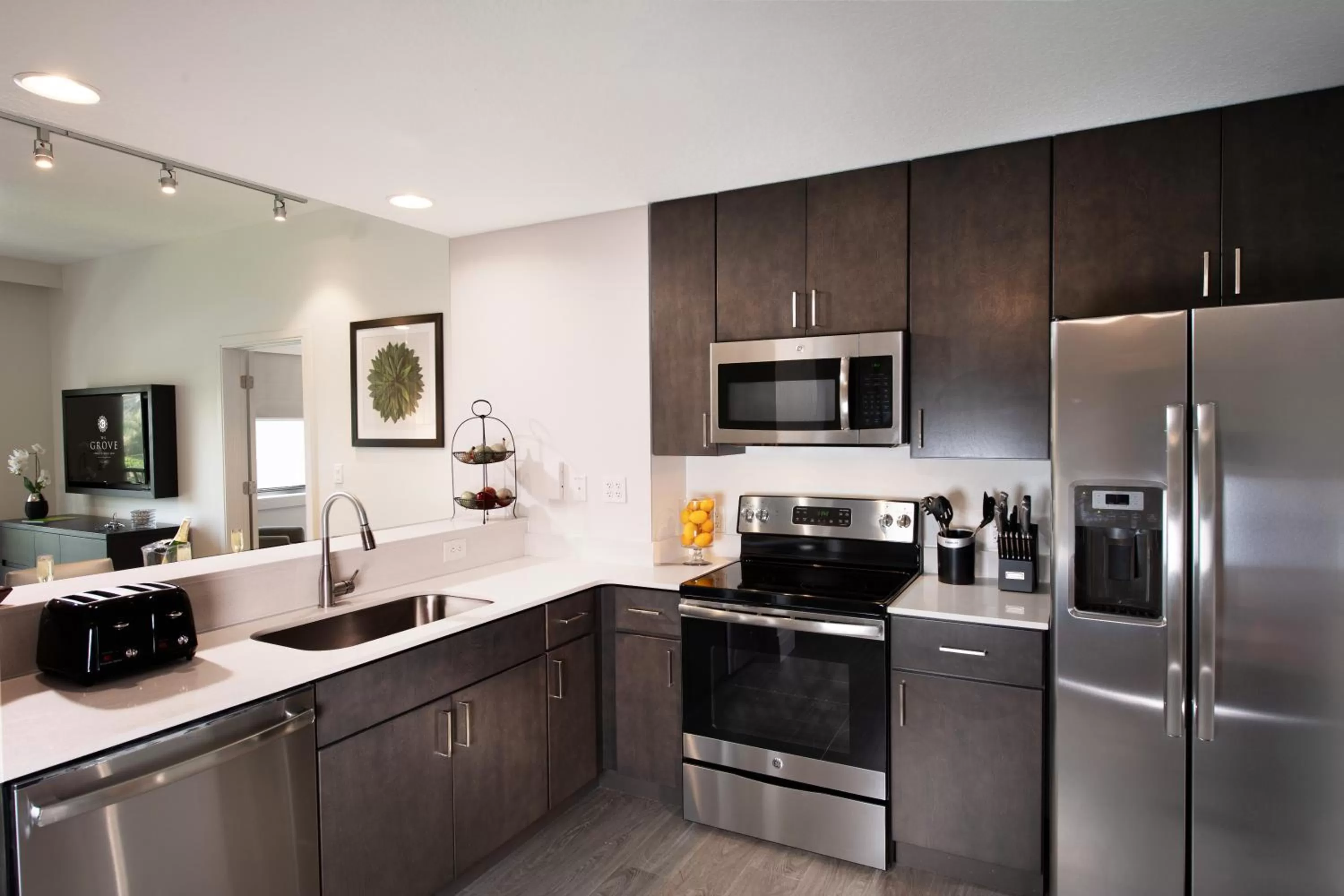 Kitchen or kitchenette in The Grove Resort & Water Park Orlando