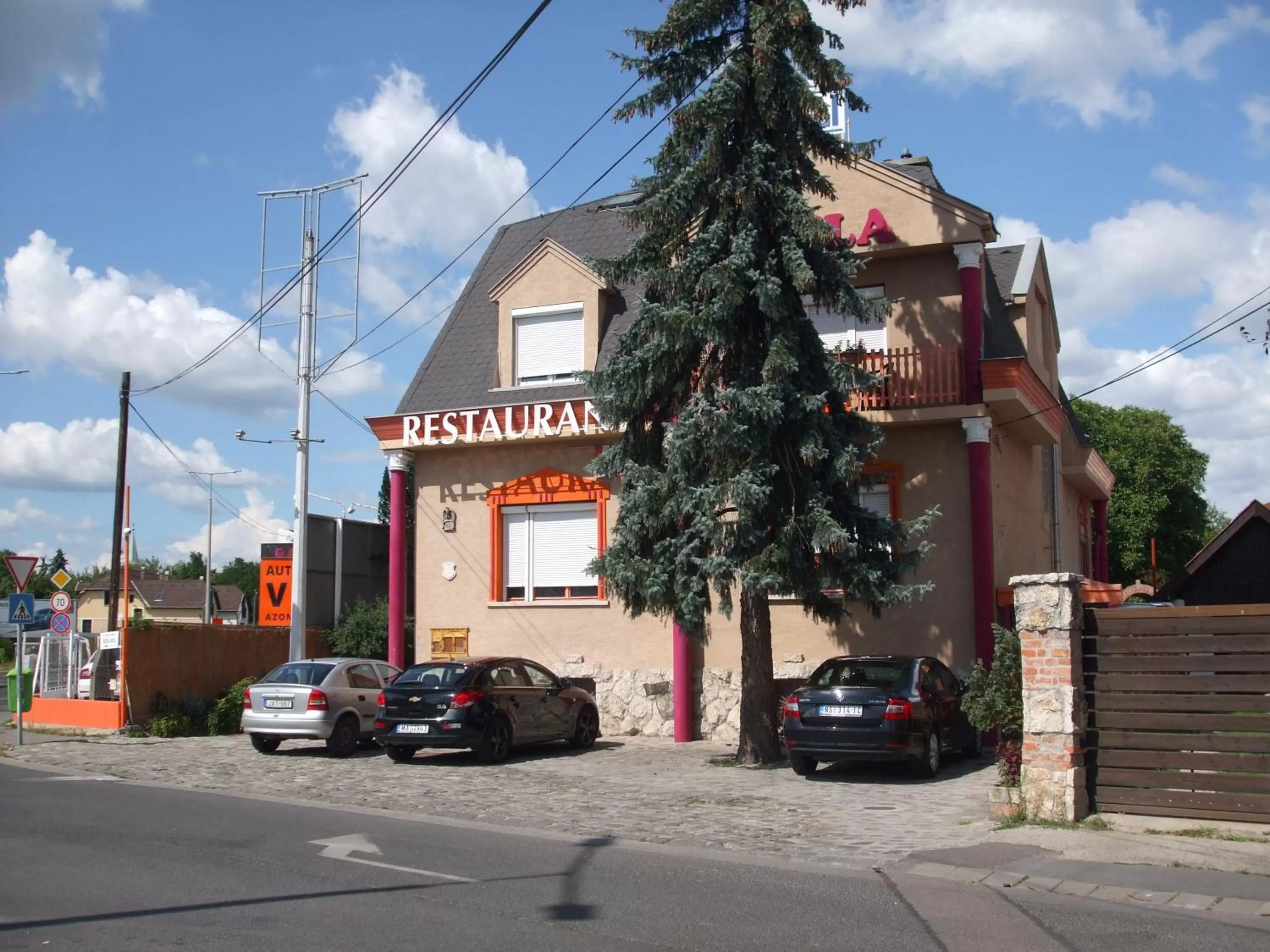 Facade/entrance in Attila Hotel Budapest