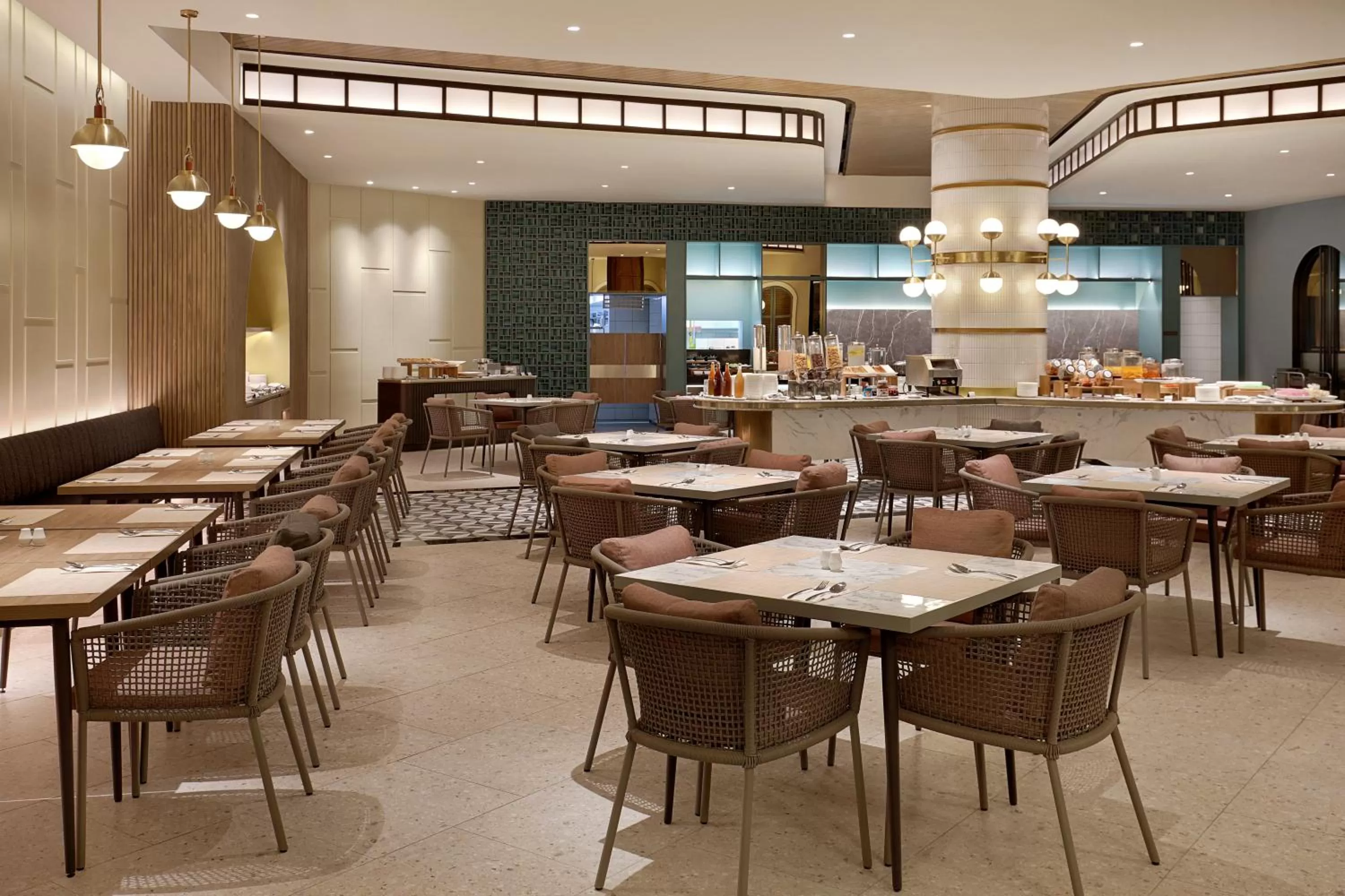 Buffet breakfast in Mercure Bengkulu