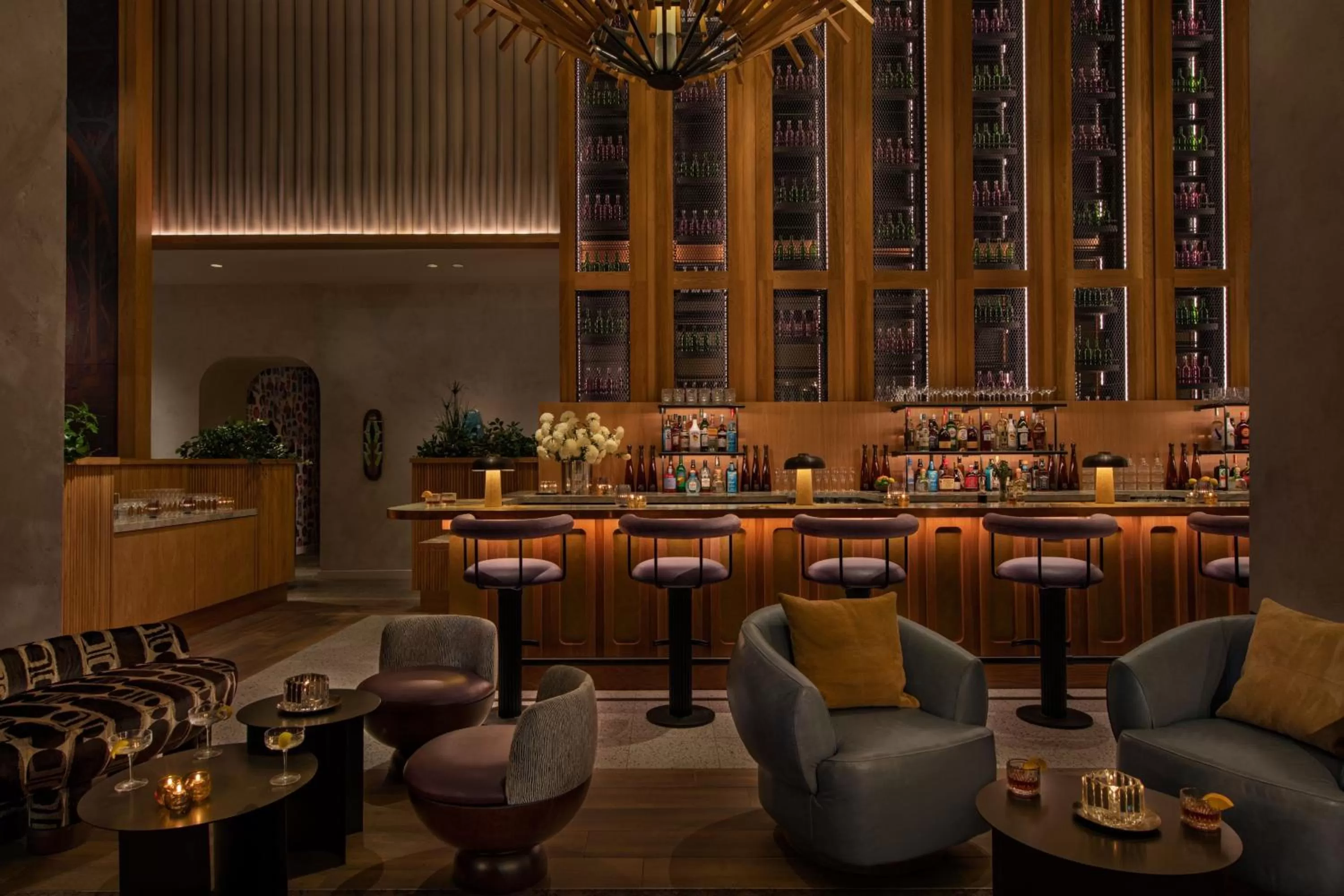 Lounge or bar in Moxy Brooklyn Williamsburg