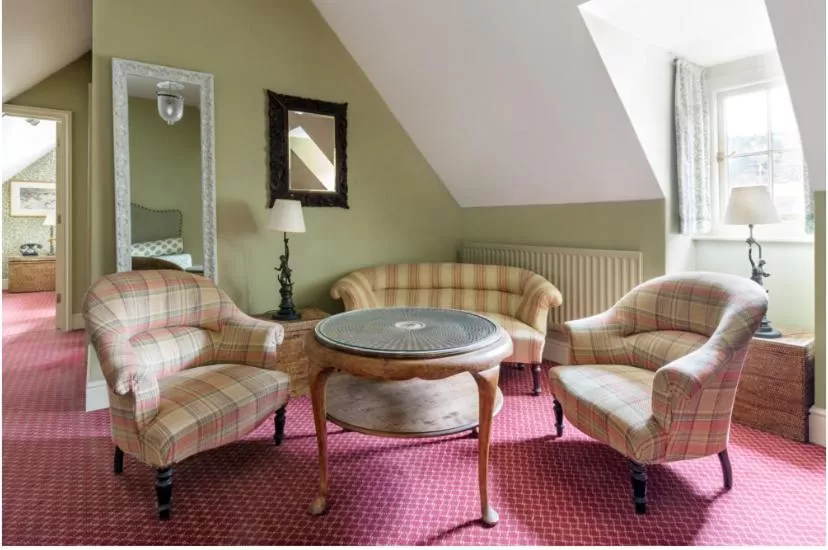 Seating Area in The Stag and Huntsman at Hambleden