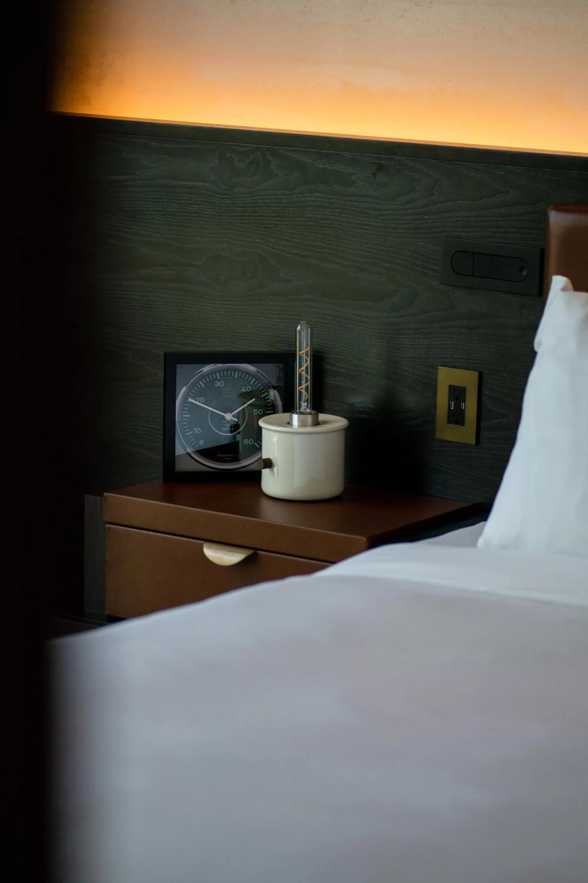 Decorative detail, Bed in Nobu Hotel Atlanta