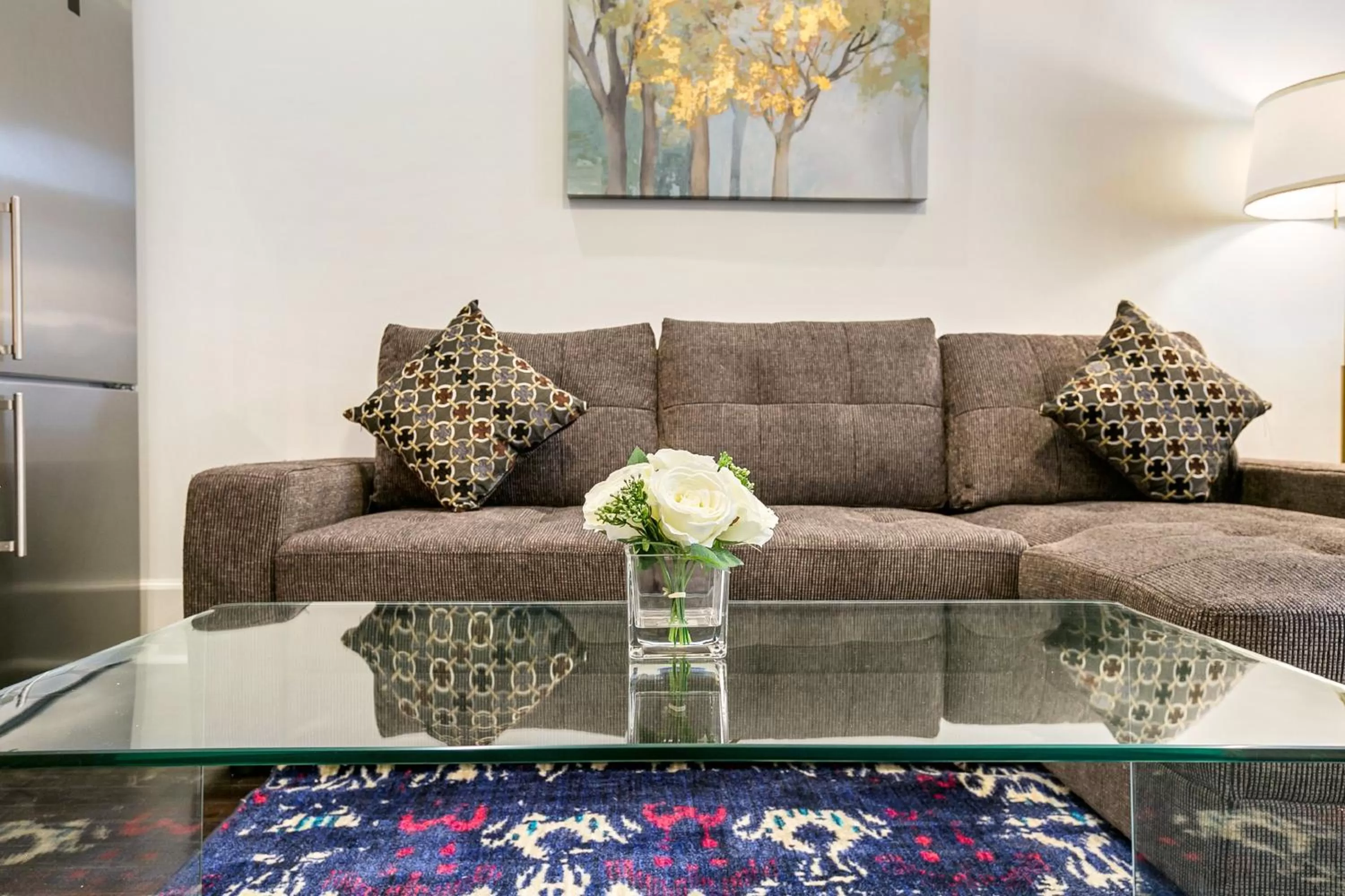 Living room in 1 and 2 BR Private Condos Steps Away From French Quarter