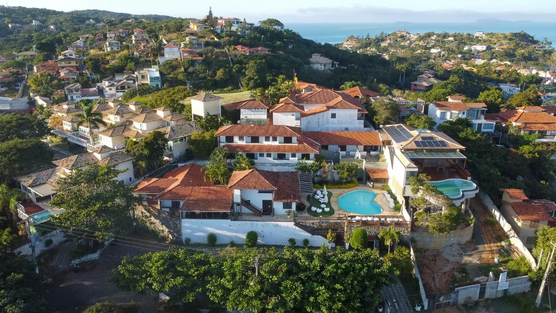 Bird's eye view in Buzios Arambaré Hotel
