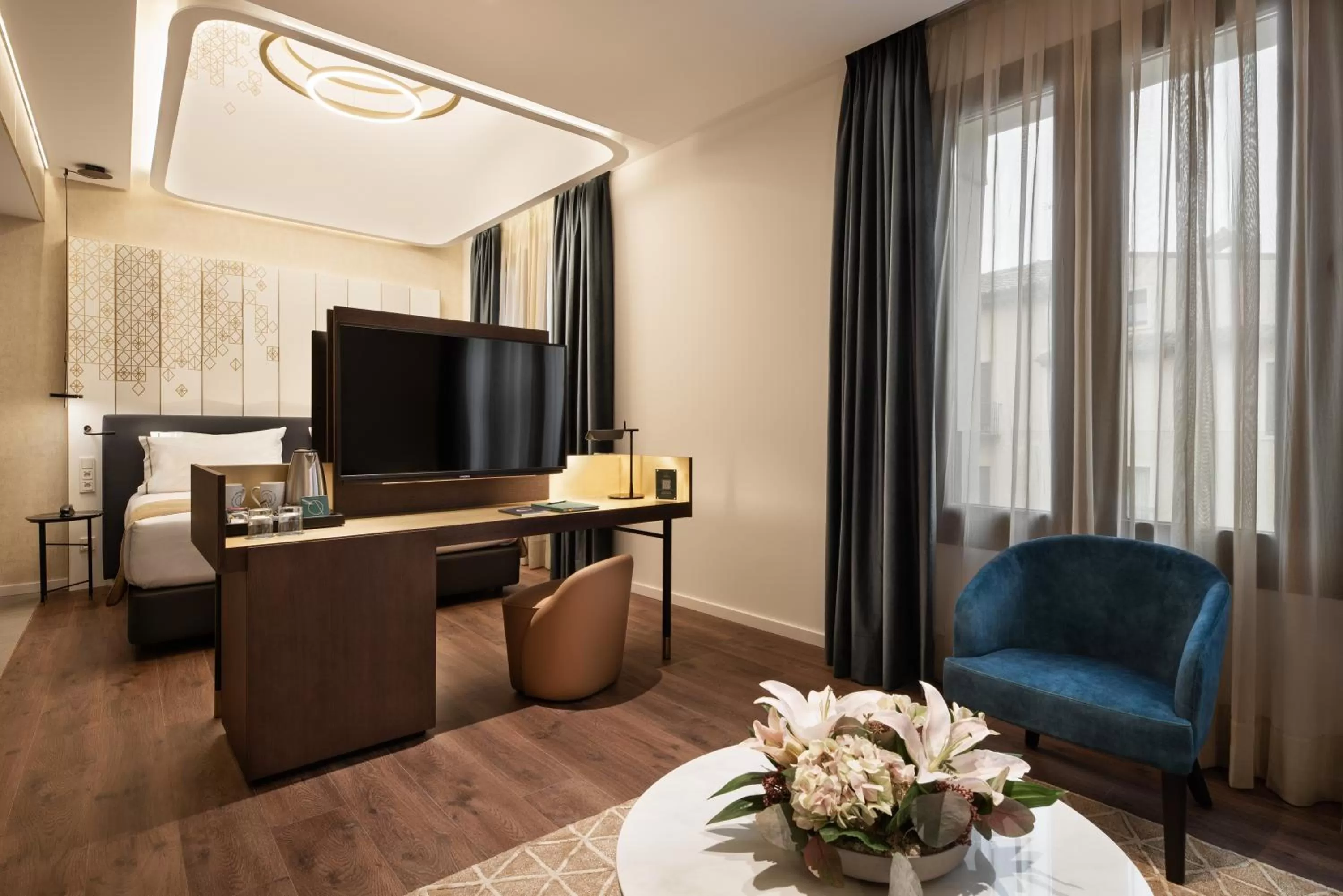 Living room in Áurea Palacio de Correos by Eurostars Hotel Company