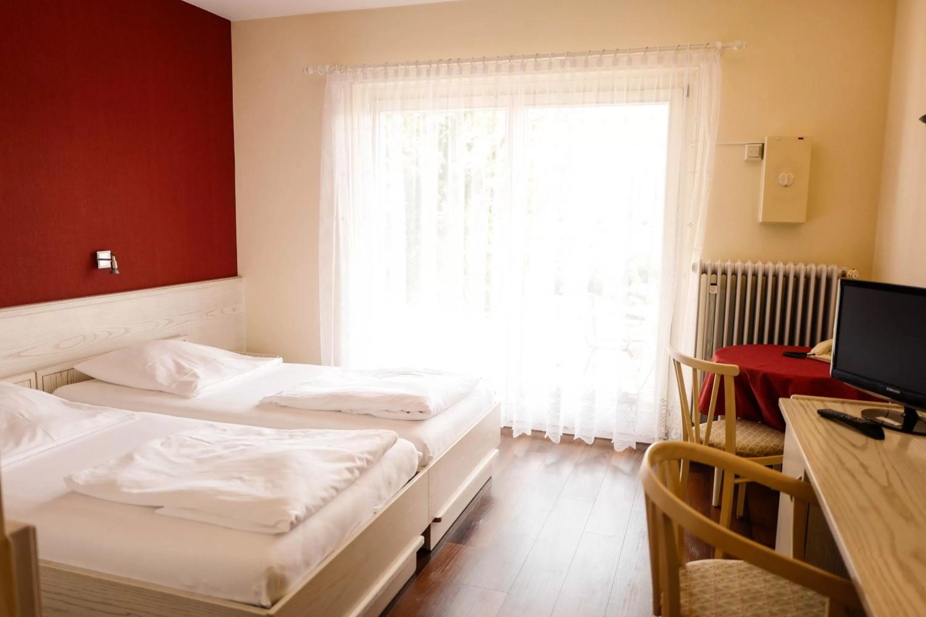 Bed in Hotel Restaurant Sennerbad