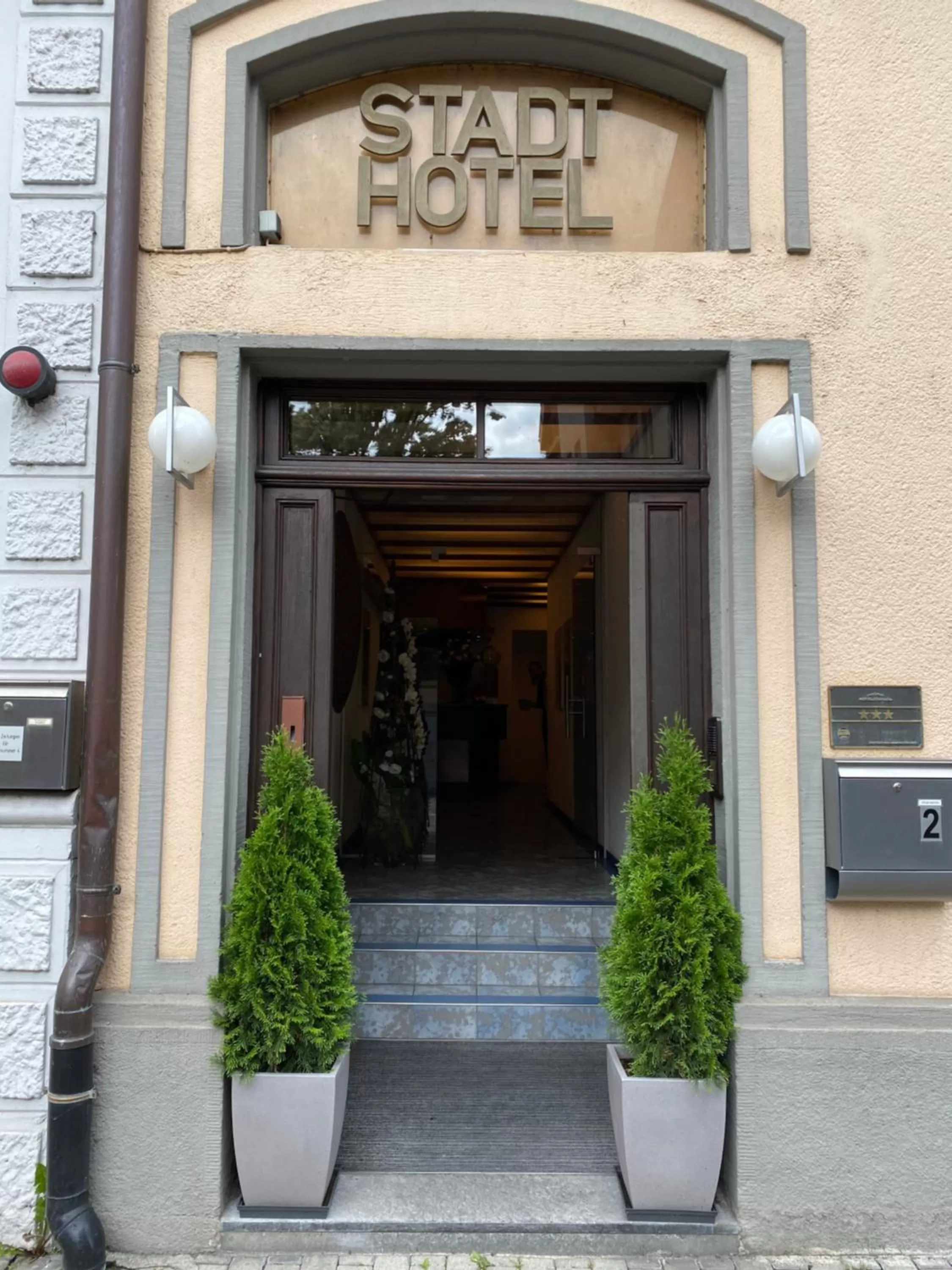 Property building in Stadthotel