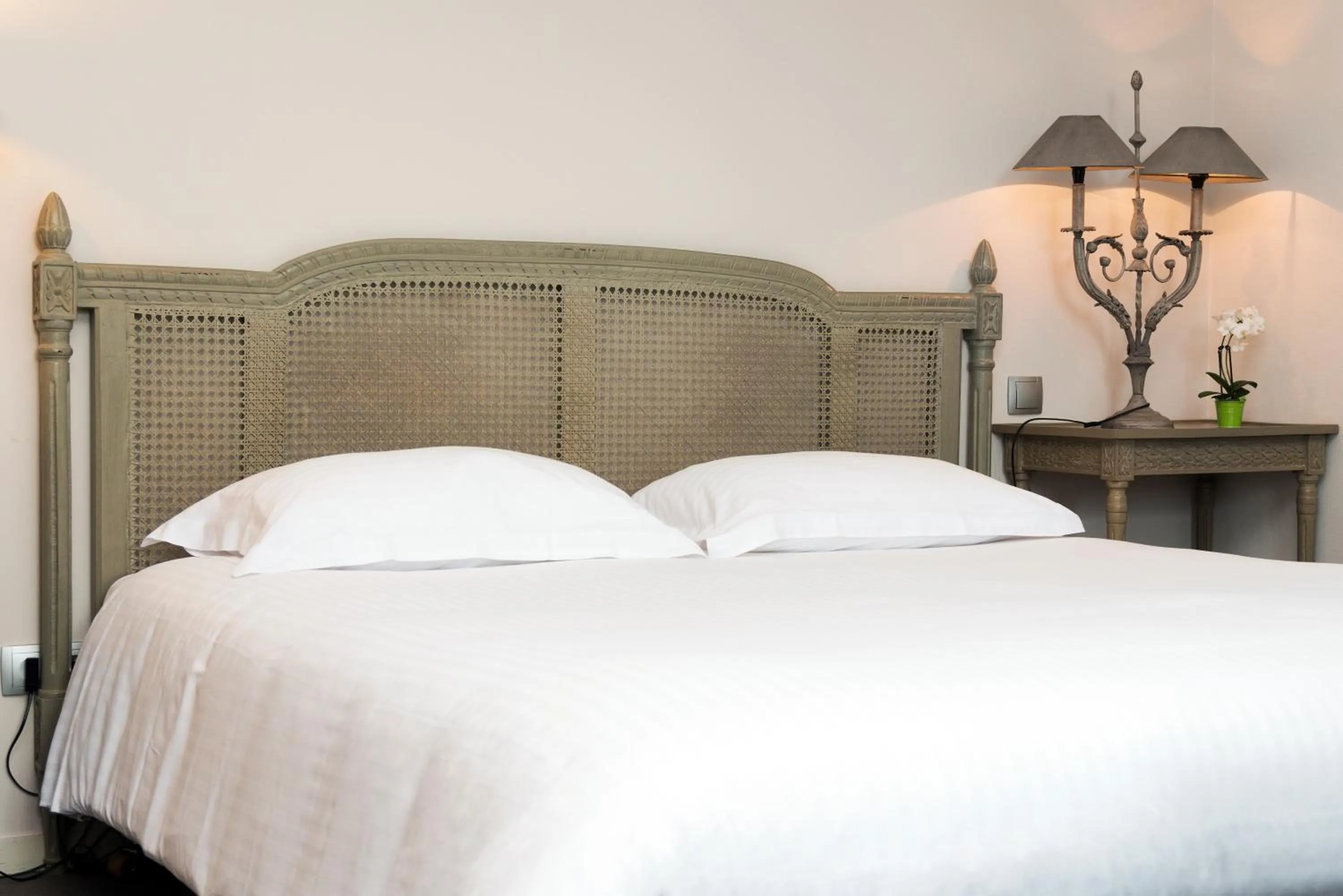 Decorative detail, Bed in Le Germinal