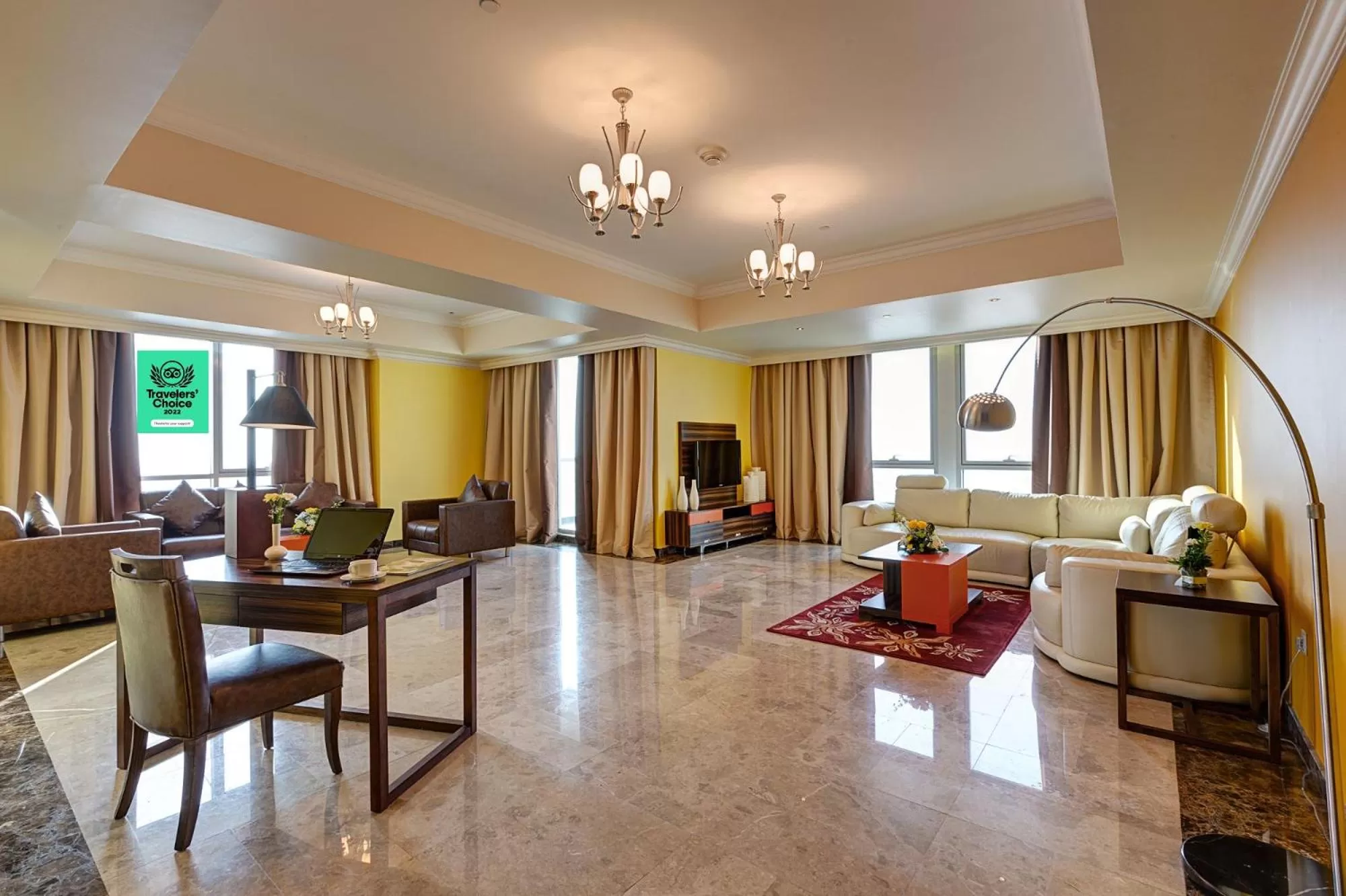 Living room in Abidos Hotel Apartment Dubai Land