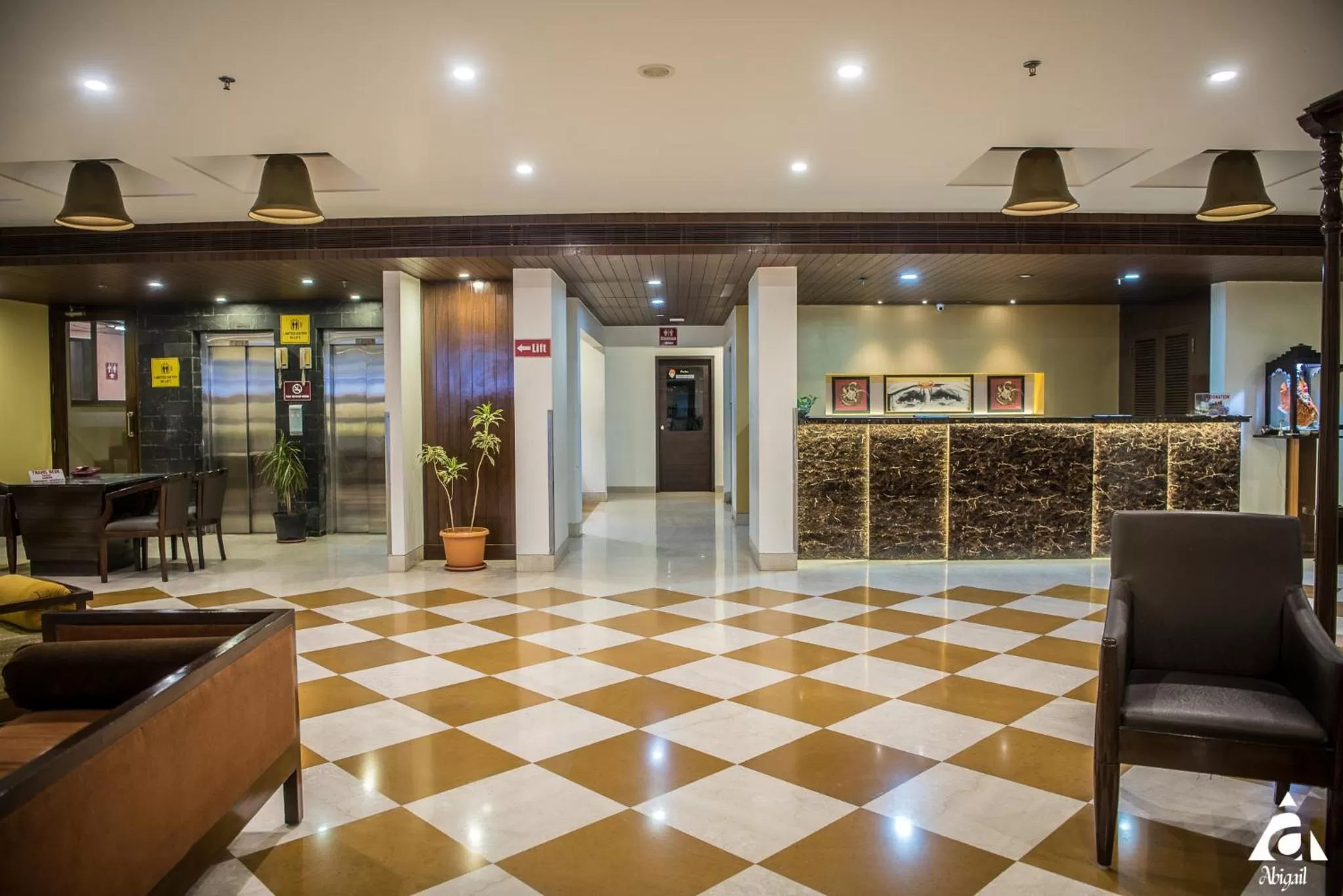 Lobby or reception in Hotel Abigail Goradia's