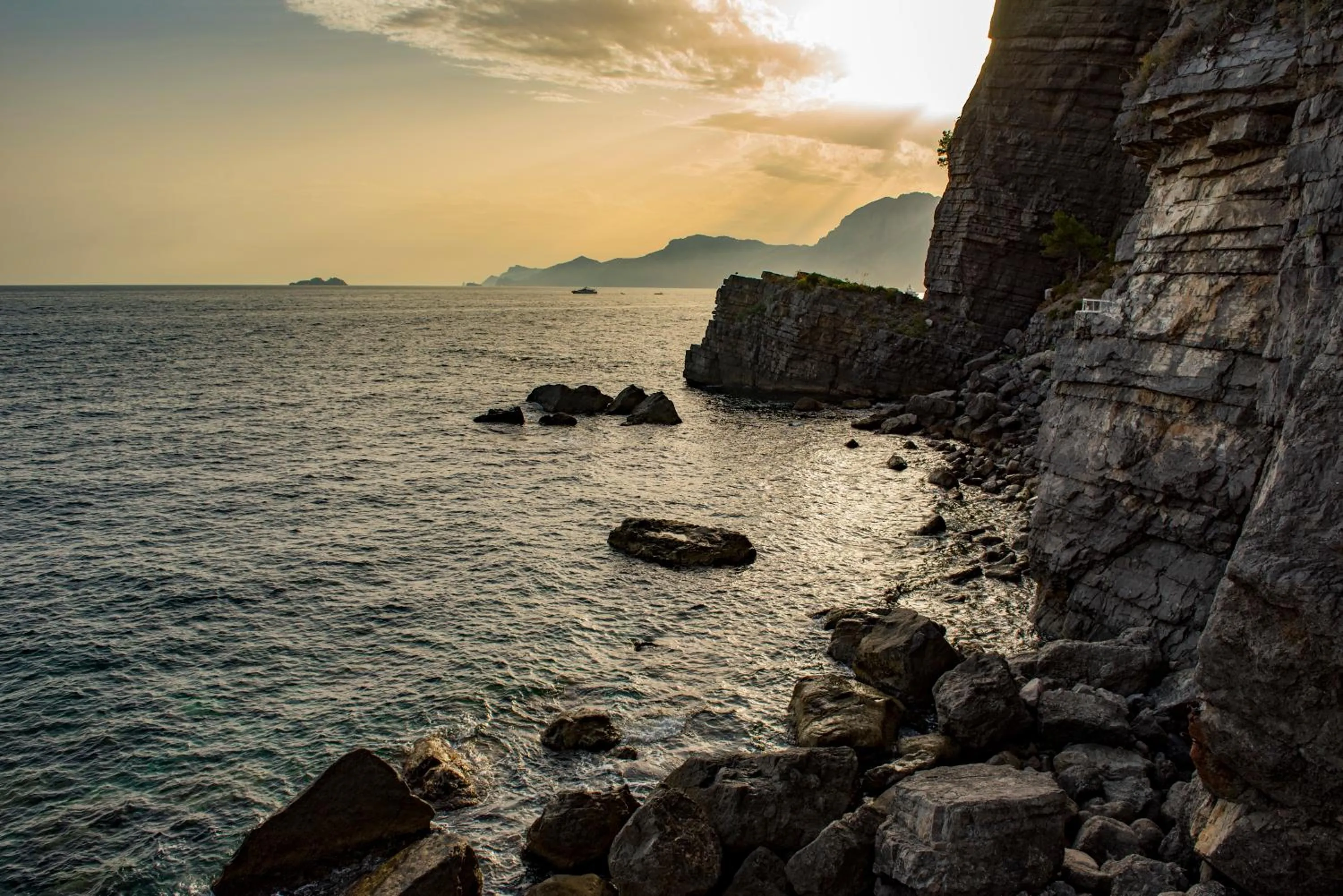 Natural landscape in Grand Hotel Tritone