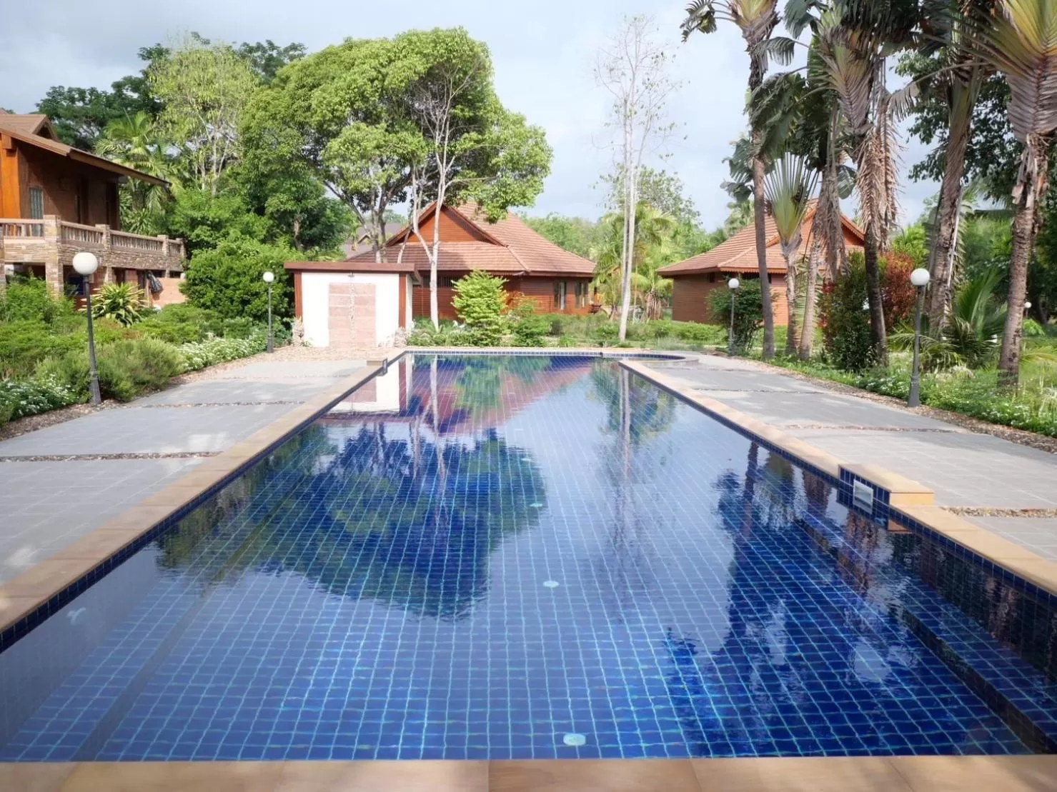 Swimming pool in Sasidara Resort Nan