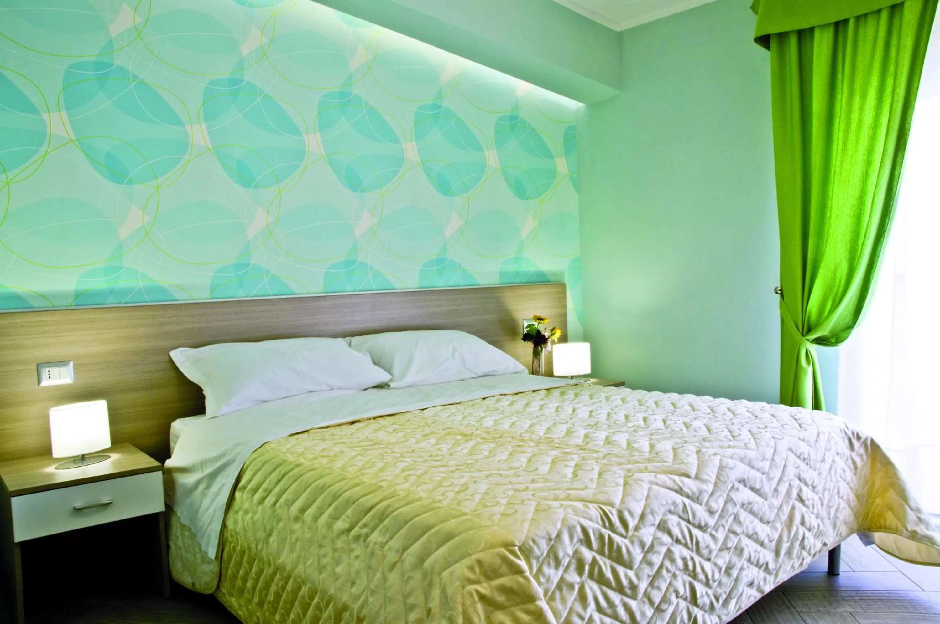 Decorative detail, Bed in B&B Albachiara