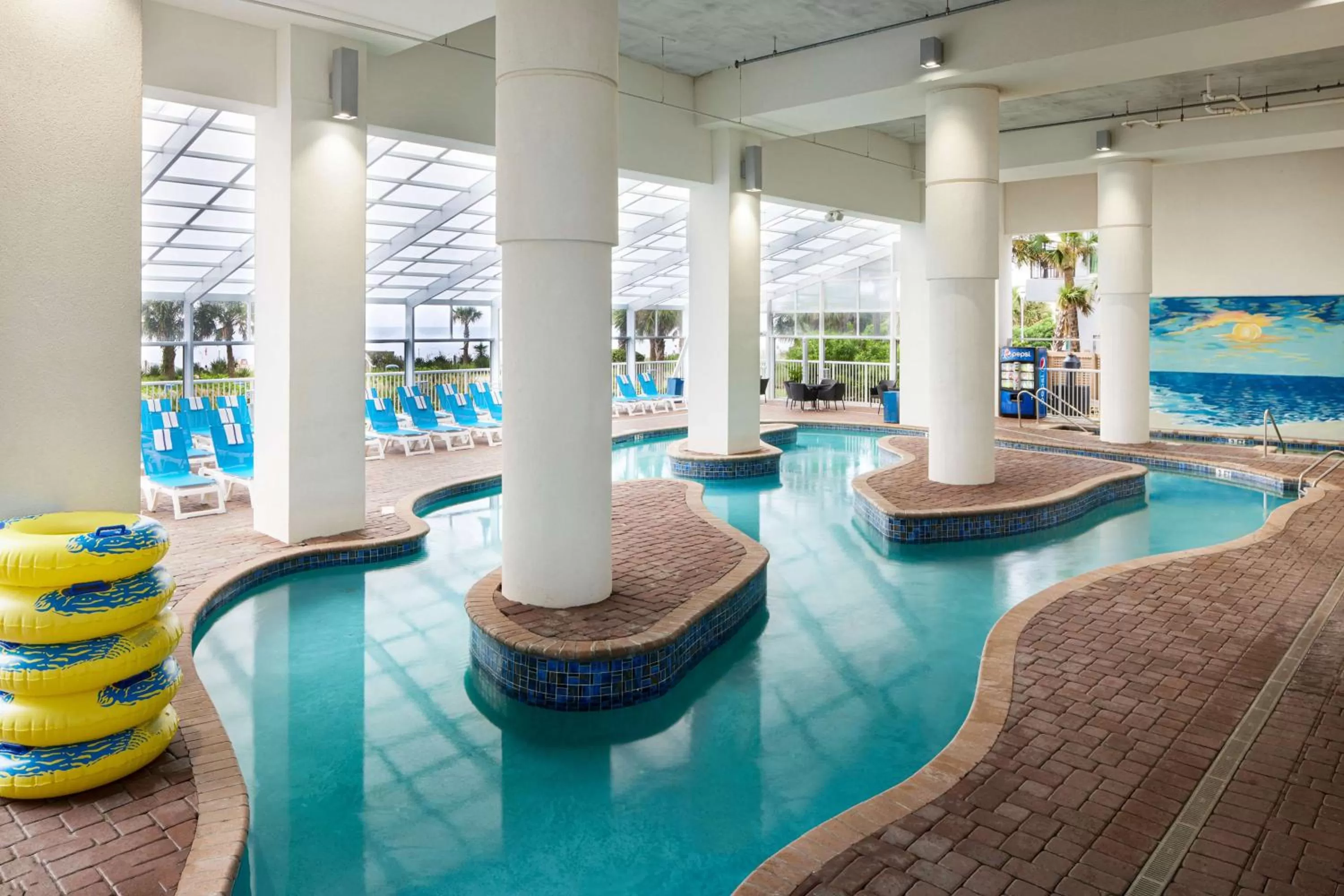 Pool view in Homewood Suites by Hilton Myrtle Beach Oceanfront