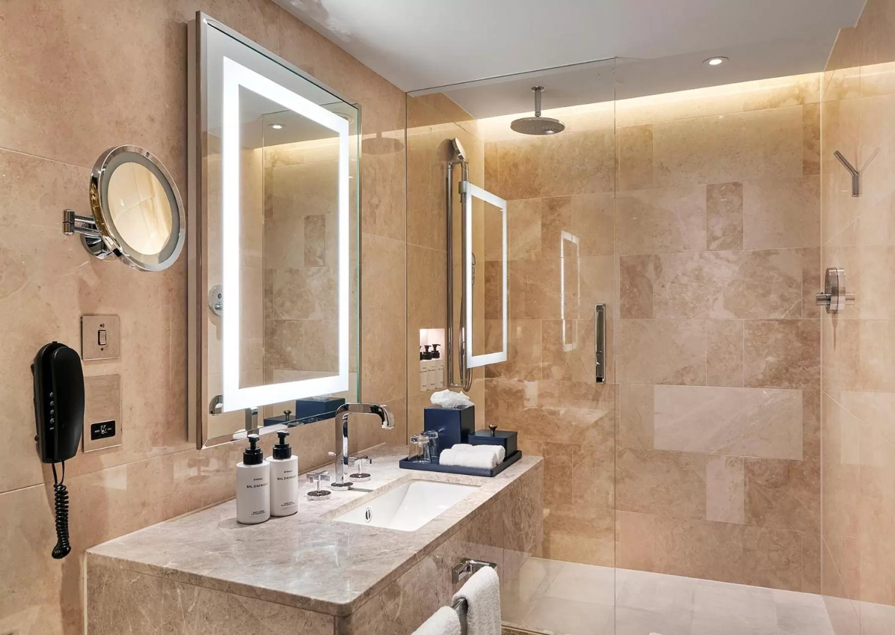 Shower in InterContinental London Park Lane by IHG