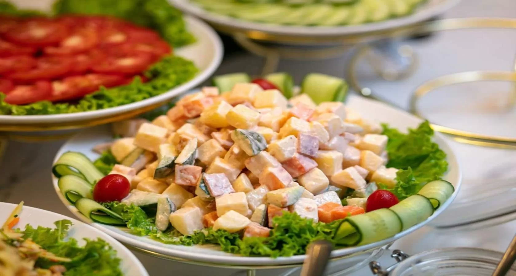 Breakfast in Golden Sun Hotel